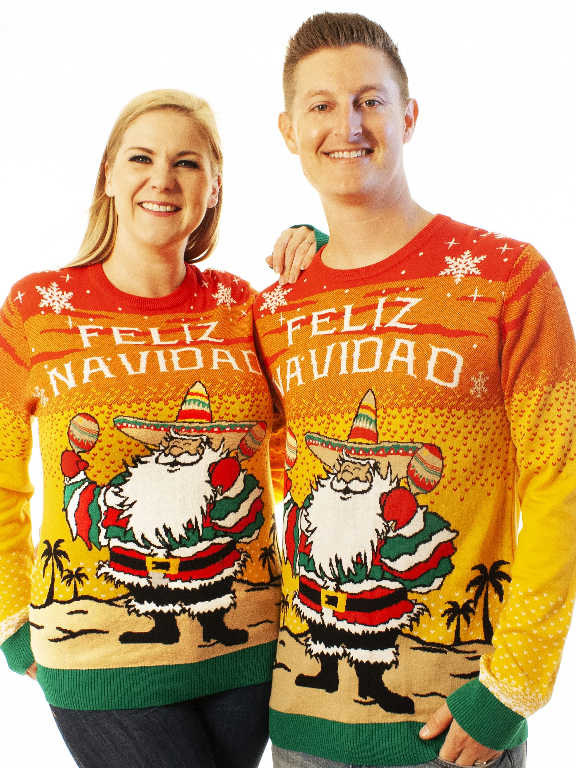 Funny Ugly Christmas Sweater for Men & Women - Classic Knitted Reindeer Holiday Party Sweater | Perfect for Ugly Christmas Parties, Family Gatherings & Festive Office Events