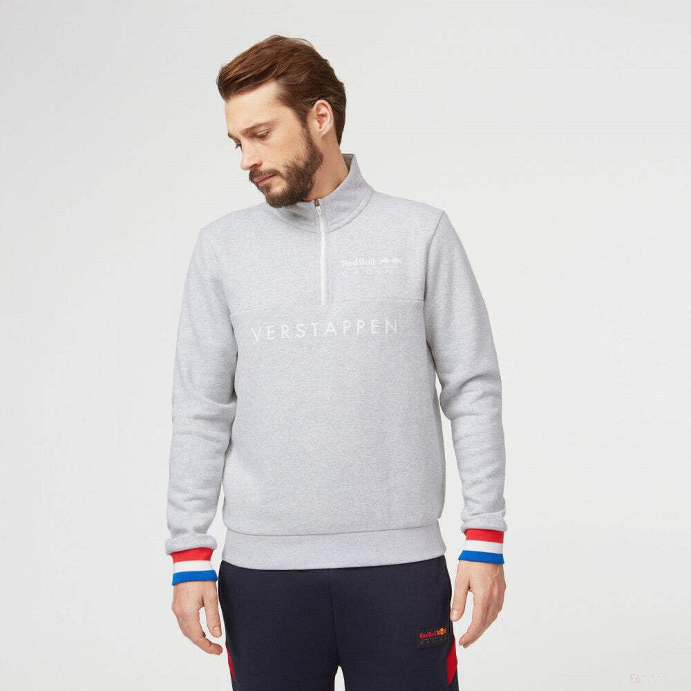 Red Bull Racing F1 Max Verstappen Quarter Zip Sweatshirt for Men - Official Fan Merchandise (Size S) | Perfect for Race Day, Casual Wear & Motorsport Enthusiasts