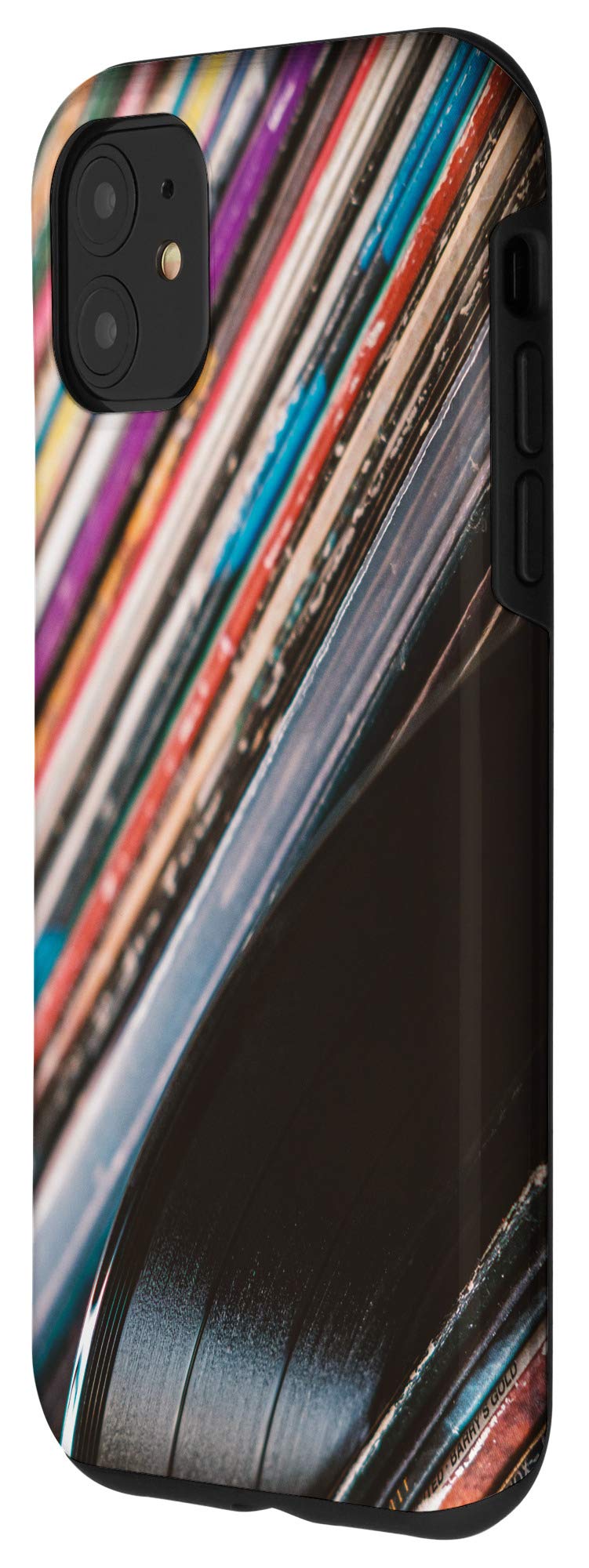 iPhone 11 Case with Vinyl Music Design - Protective Phone Cover for iPhone 11 - Perfect for Music Lovers & Vinyl Enthusiasts - Great Gift for Concerts & Music Festivals