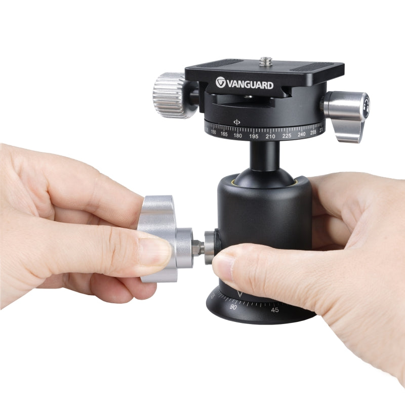 VEO BH 160S Dual Axis Ball Head for DSLR Camera - Professional 360° Panoramic Photography Tripod Head with Quick Release Plate - Perfect for Landscape, Architecture & Astrophotography
