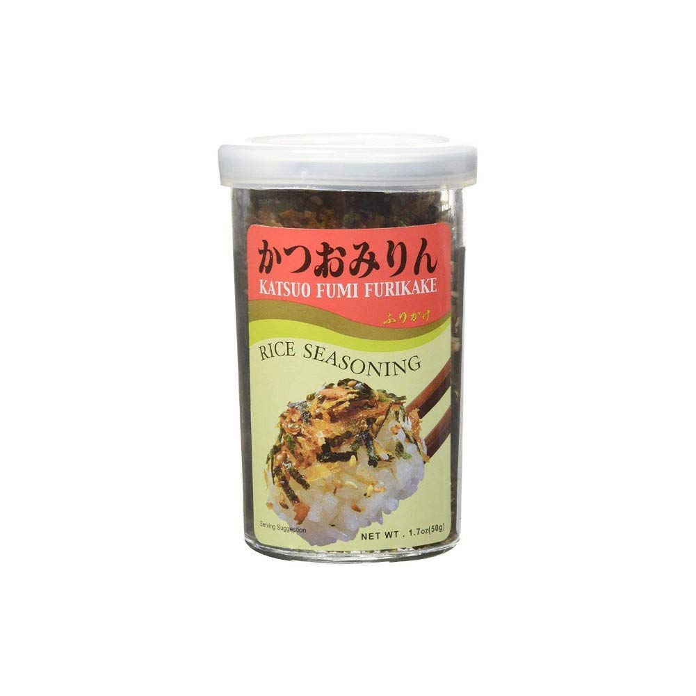 Premium Katsuo Fumi Furikake Rice Seasoning - 1.7 Oz | Japanese Bonito Flakes Topping | Sprinkle on Rice, Noodles & Salads for Authentic Flavor
