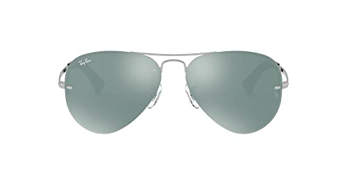 Silver/Green Mirrored Silver
