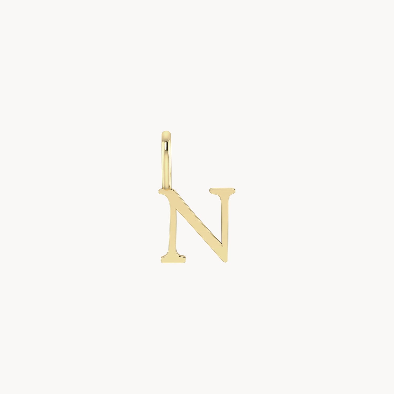 10K Yellow Gold Letter Charm - Personalized Initial Pendant for Necklaces & Bracelets - Perfect for Gifts, Birthdays, and Everyday Jewelry
