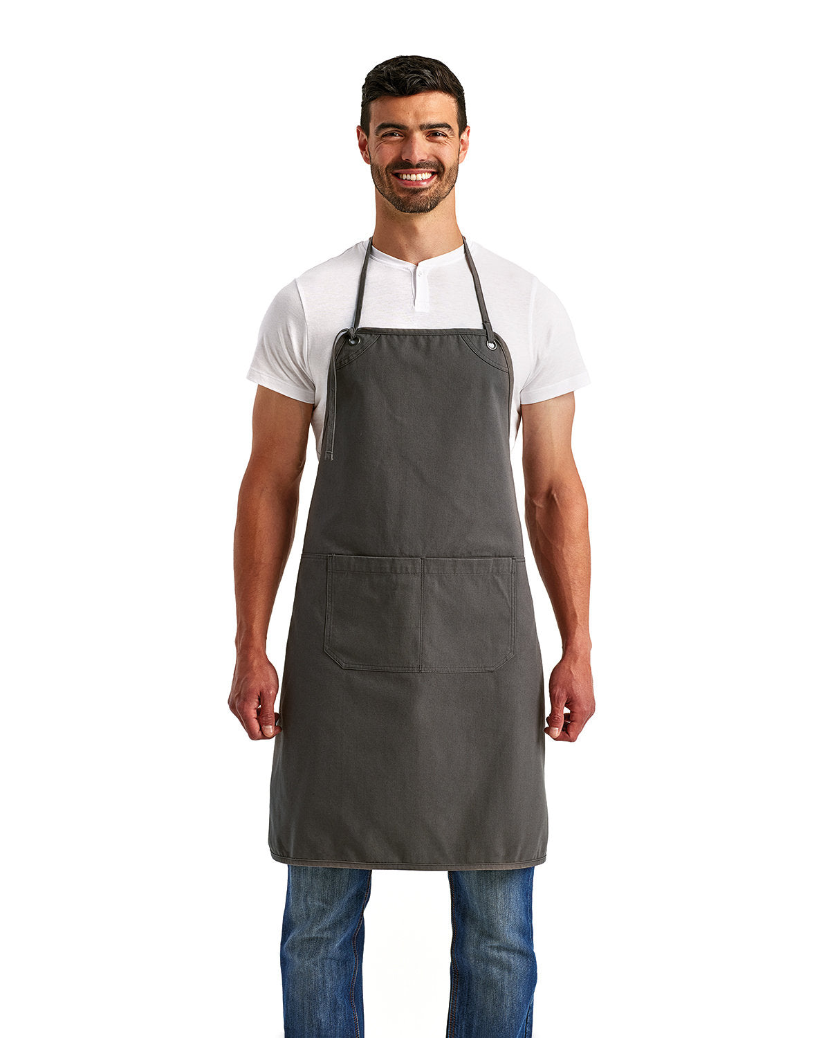 Reprime RP181 Unisex Canvas Apron - Durable & Stylish Artisan Apron for Cooking, Baking, Woodworking & DIY Projects - Adjustable Waist & Pockets for Comfortable Use in Kitchen, Workshop & Crafting