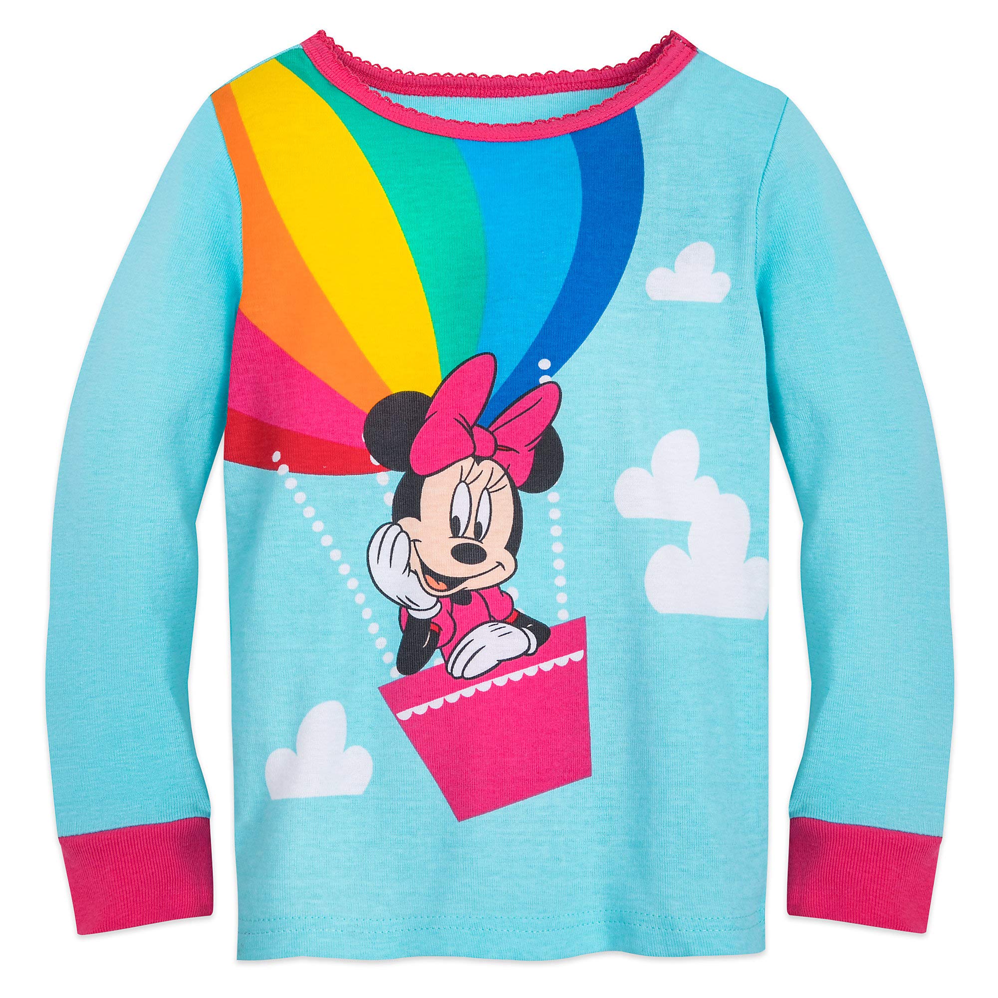 Disney Minnie Mouse Pajama Set for Girls - Soft Cotton Sleepwear with Matching Top & Pants - Perfect for Sleepovers, Birthday Gifts & Cozy Nights