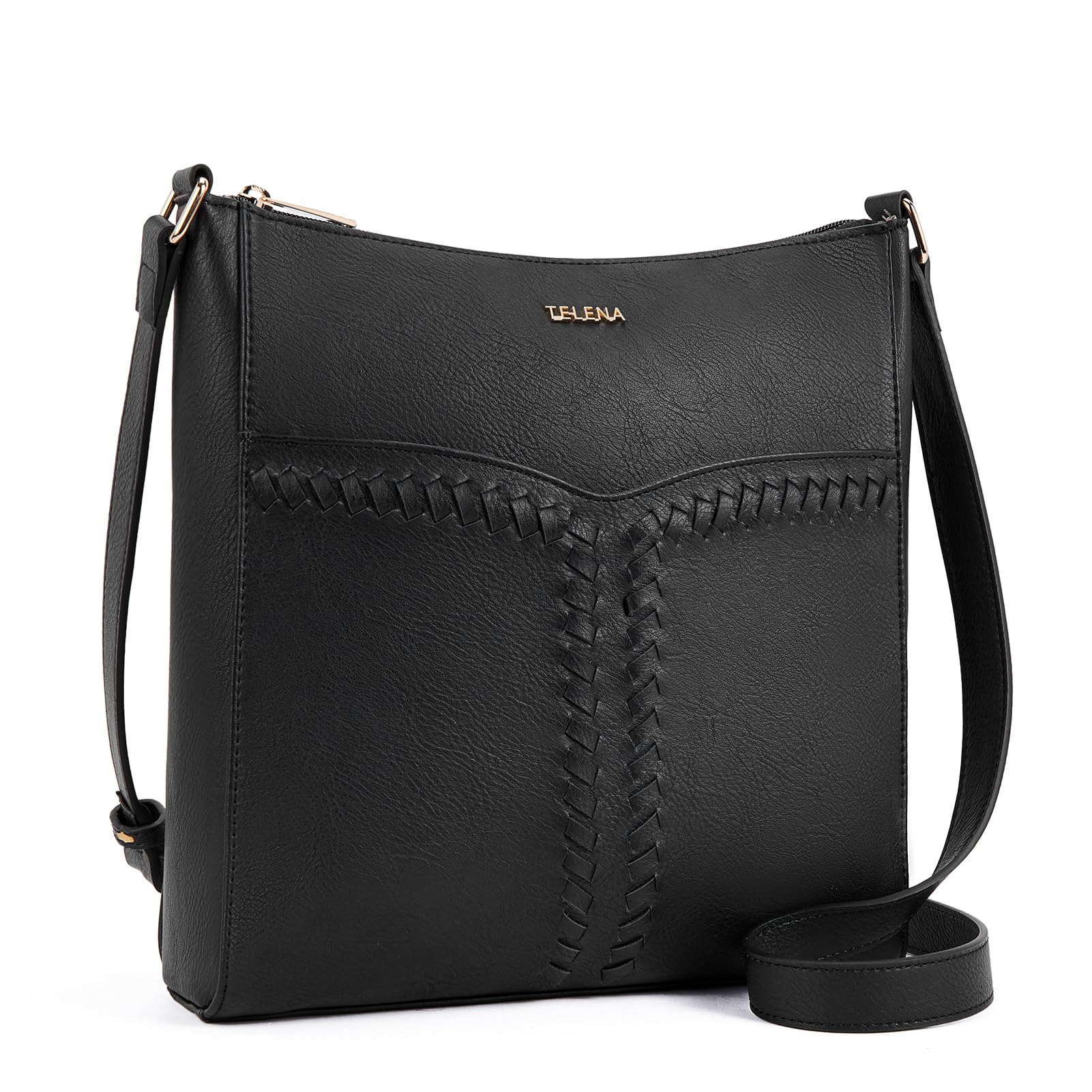 Trendy Vegan Leather Crossbody Purses for Women - Adjustable Guitar Strap Bucket Hobo Handbags | Perfect for Daily Use, Travel & Shopping