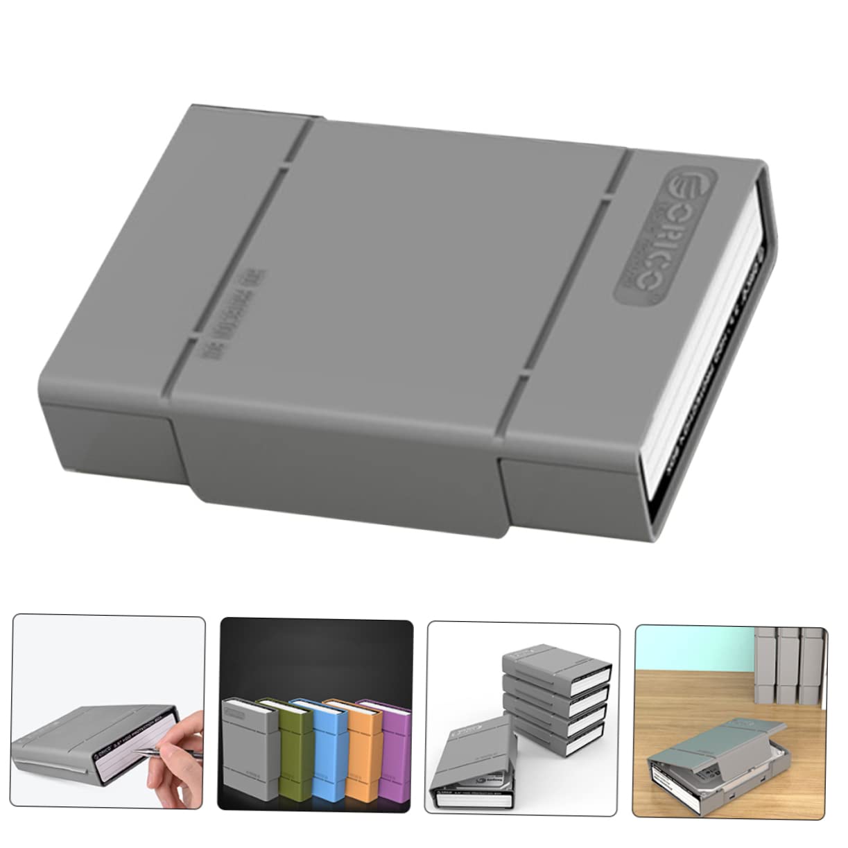 Jojofuny 3.5 Inch Hard Drive Protective Case - Shockproof & Durable HDD Storage Box for Computer Accessories, External Hard Disk Carrying Case - Perfect for Travel, Office & Data Backup Protection