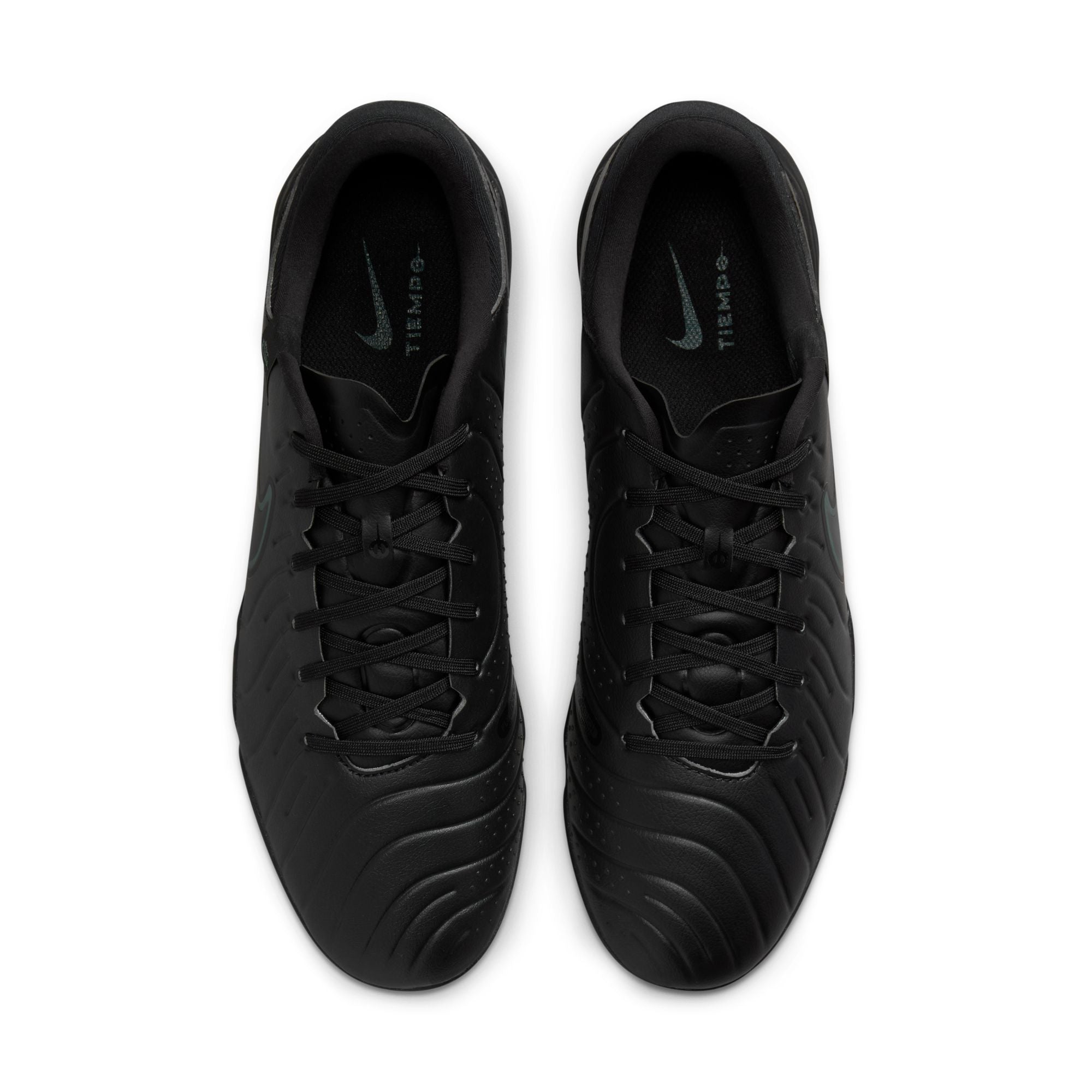 Nike Tiempo Legend 10 Academy TF Turf Soccer Shoes for Men - Black/Deep Jungle - Perfect for Artificial Grass & Indoor Soccer Training