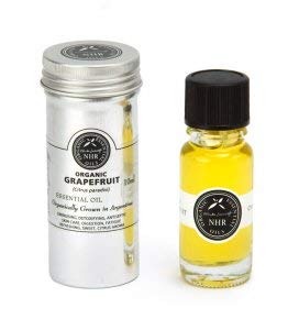 Organic Grapefruit Essential Oil (Citrus paradisi) - 25 Litres Bulk Size by NHR Organic Oils | Cold Pressed, 100% Pure for Aromatherapy, Diffusers & Natural Skincare