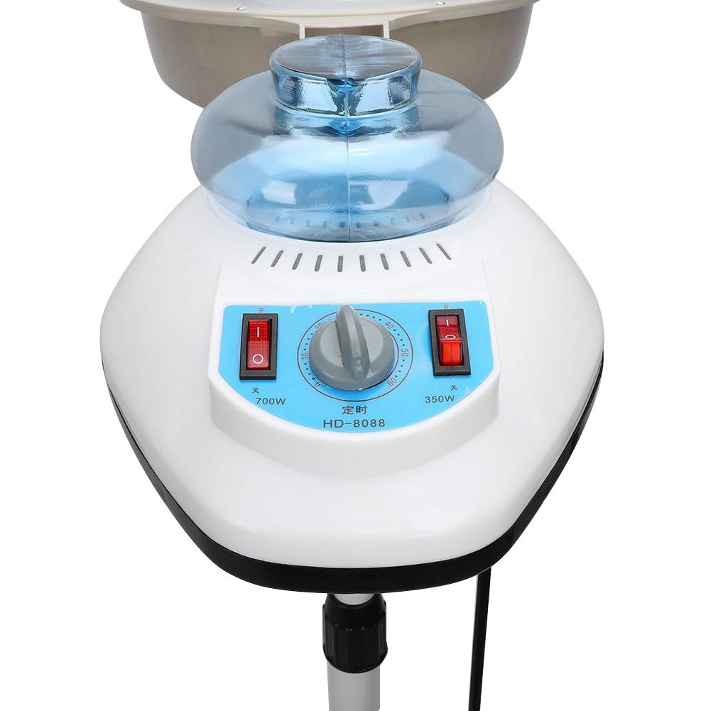 Professional Salon Hair Steamer with Wheels - Floor Stand Hair Dyeing & Perming Steam Machine for Oil Treatment & Daily Hair Care | Perfect for Salons, Home Use & Hair Styling Treatments (US)