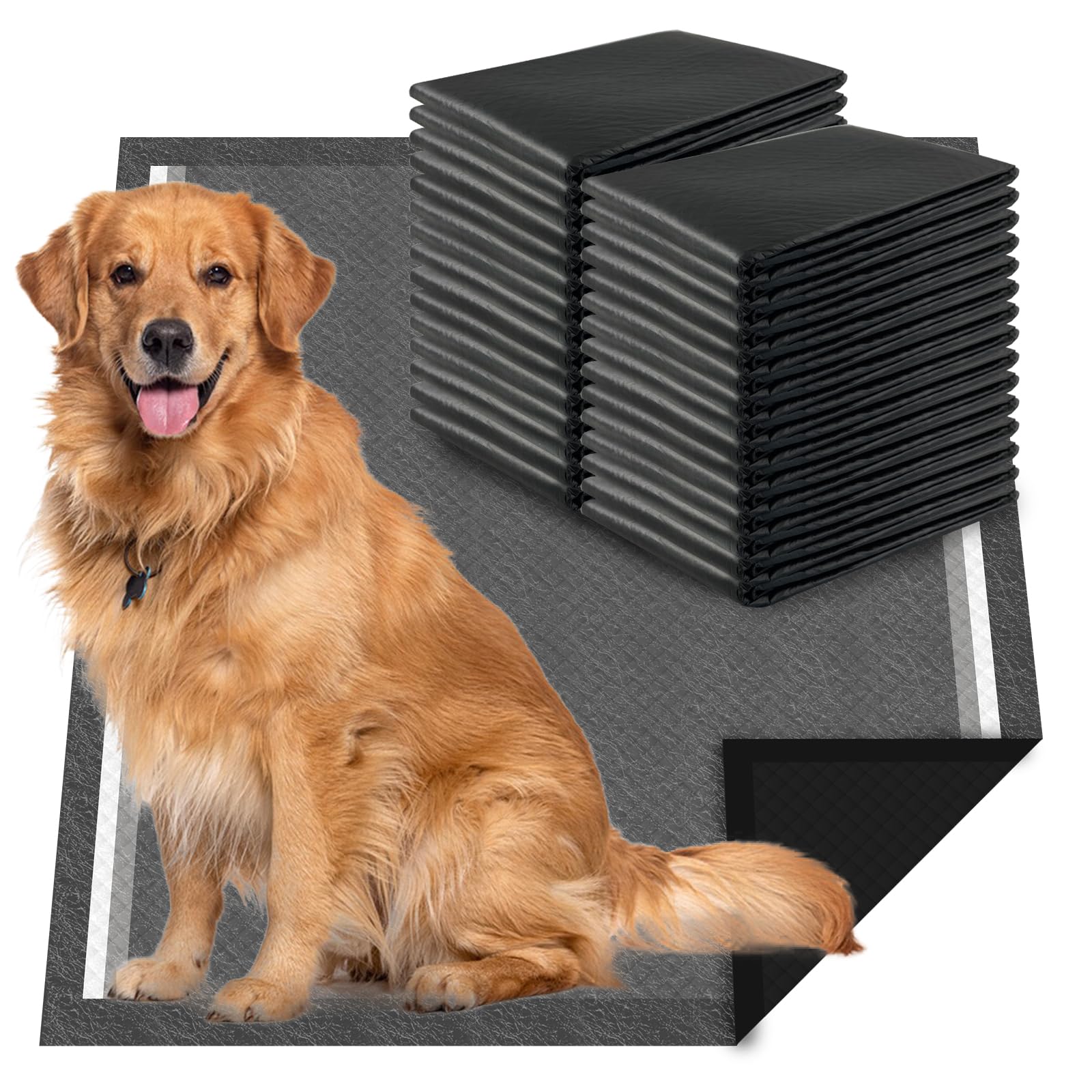 Extra Large Charcoal Dog Pee Pads 28x34
