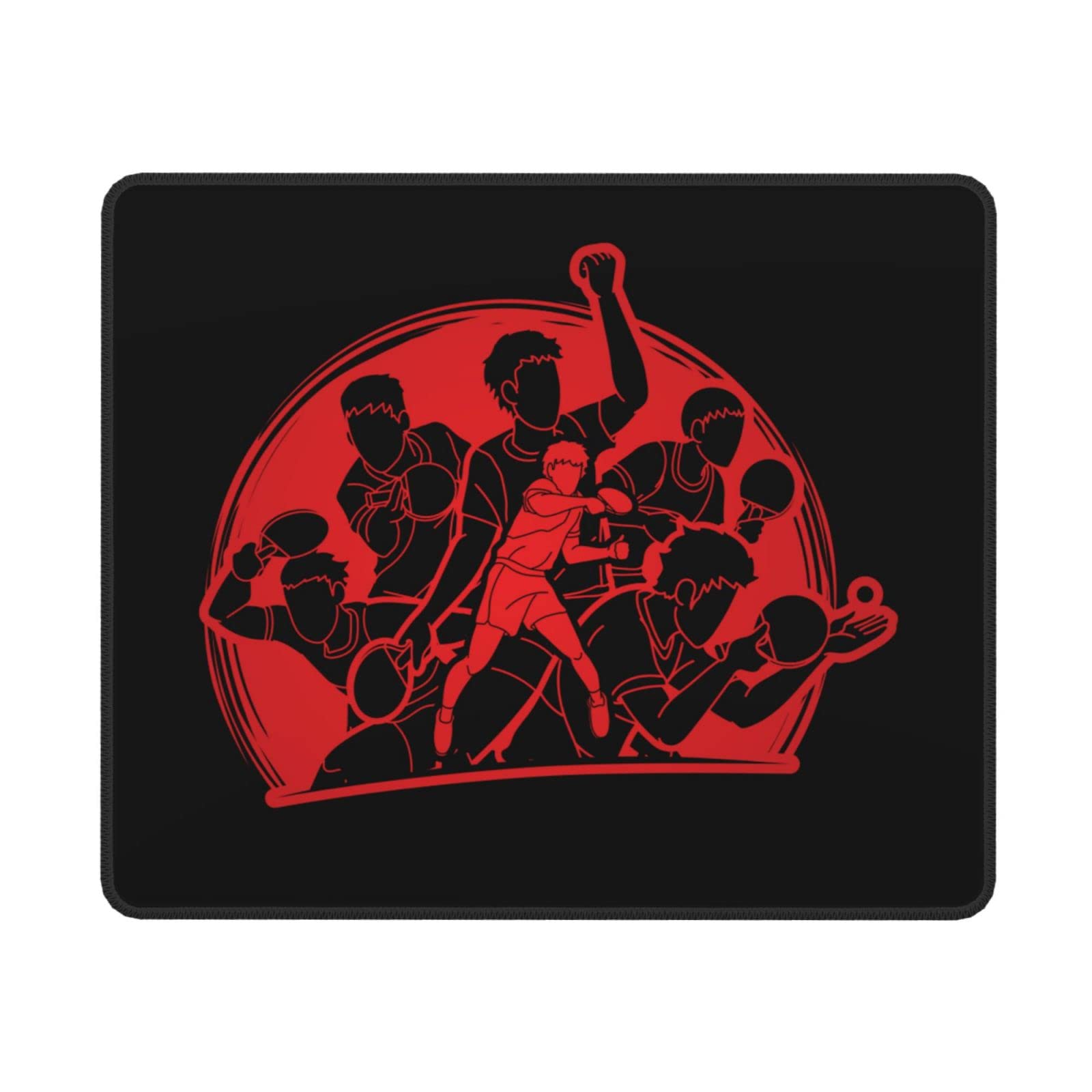 SIYTUAU Waterproof Non-Slip Rubber Mouse Pad - 10x12 Inch Gaming & Office Desk Mat for Table Tennis Players, Laptop Users - Perfect for Esports, Work & Home Office