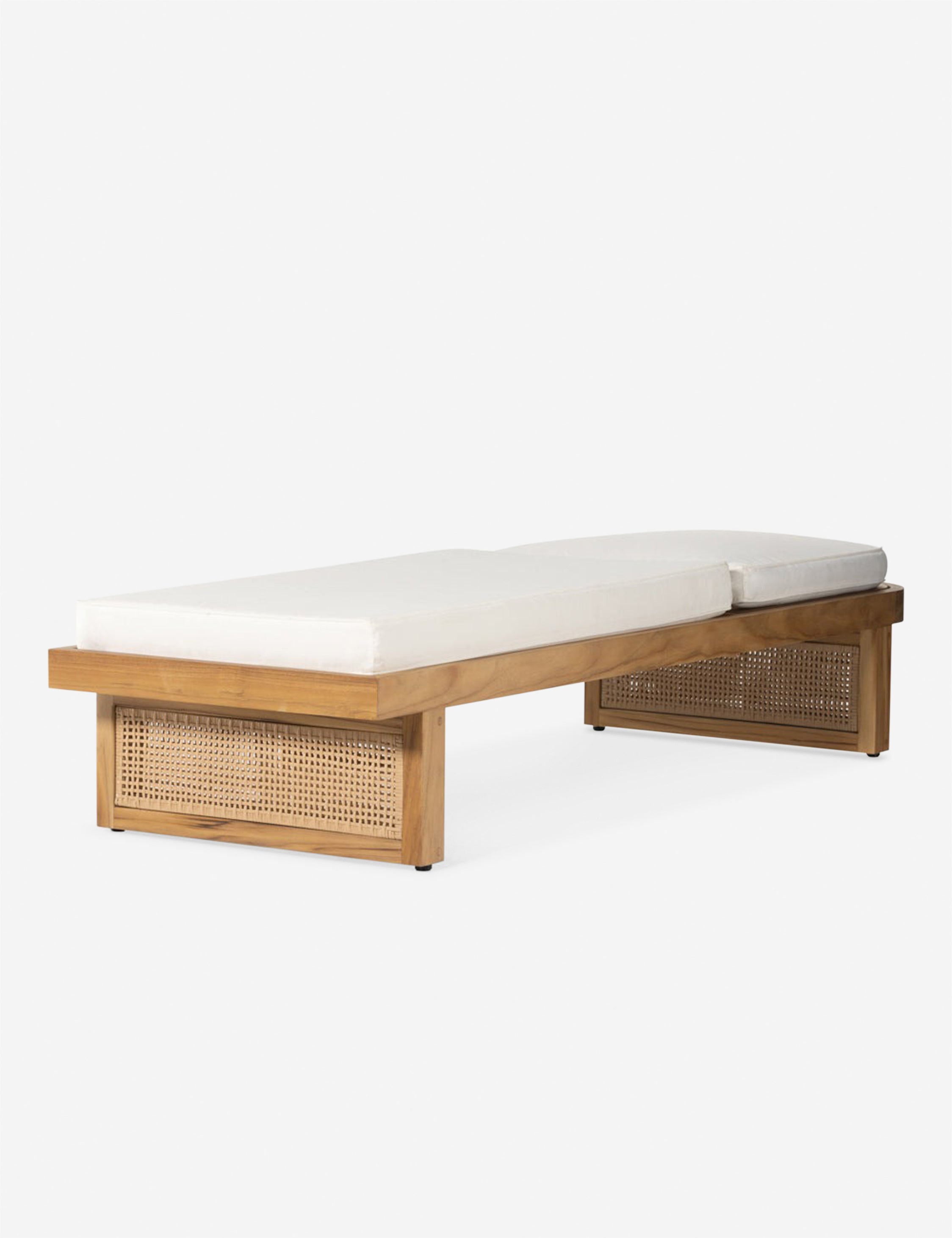 Anson Indoor Outdoor Chaise Lounge Chair - Modern Patio Furniture for Poolside, Garden, and Backyard Relaxation
