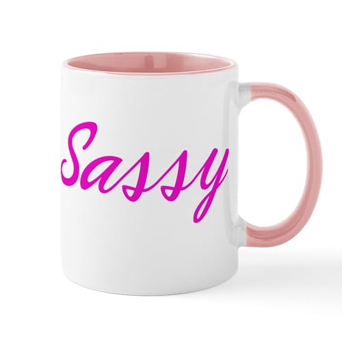 White/Pink Inside - Sassy Mug Mugs