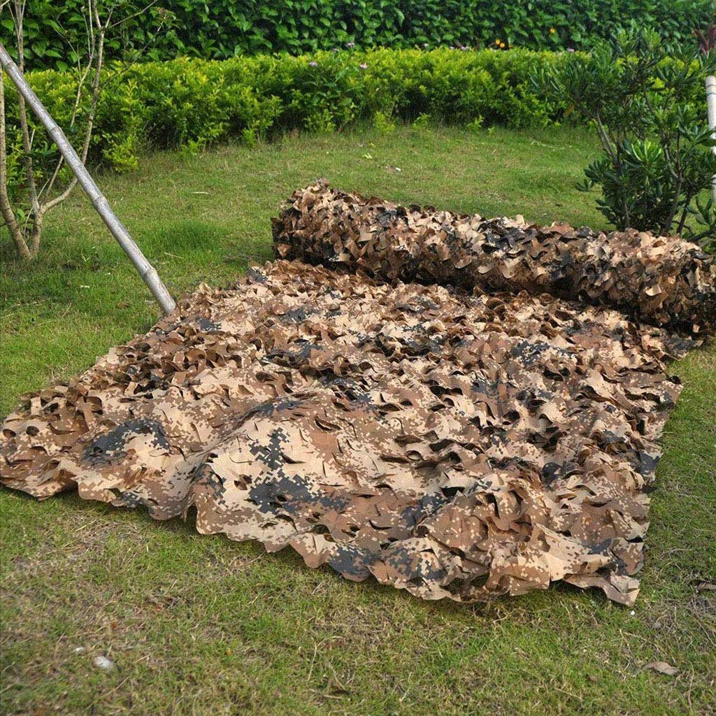 Desert Camouflage Netting - Lightweight Durable Army Mesh Camo Net for Camping, Military, Hunting & Shooting Blinds | Perfect for Outdoor Concealment, Plant Awnings & Canopy Covers