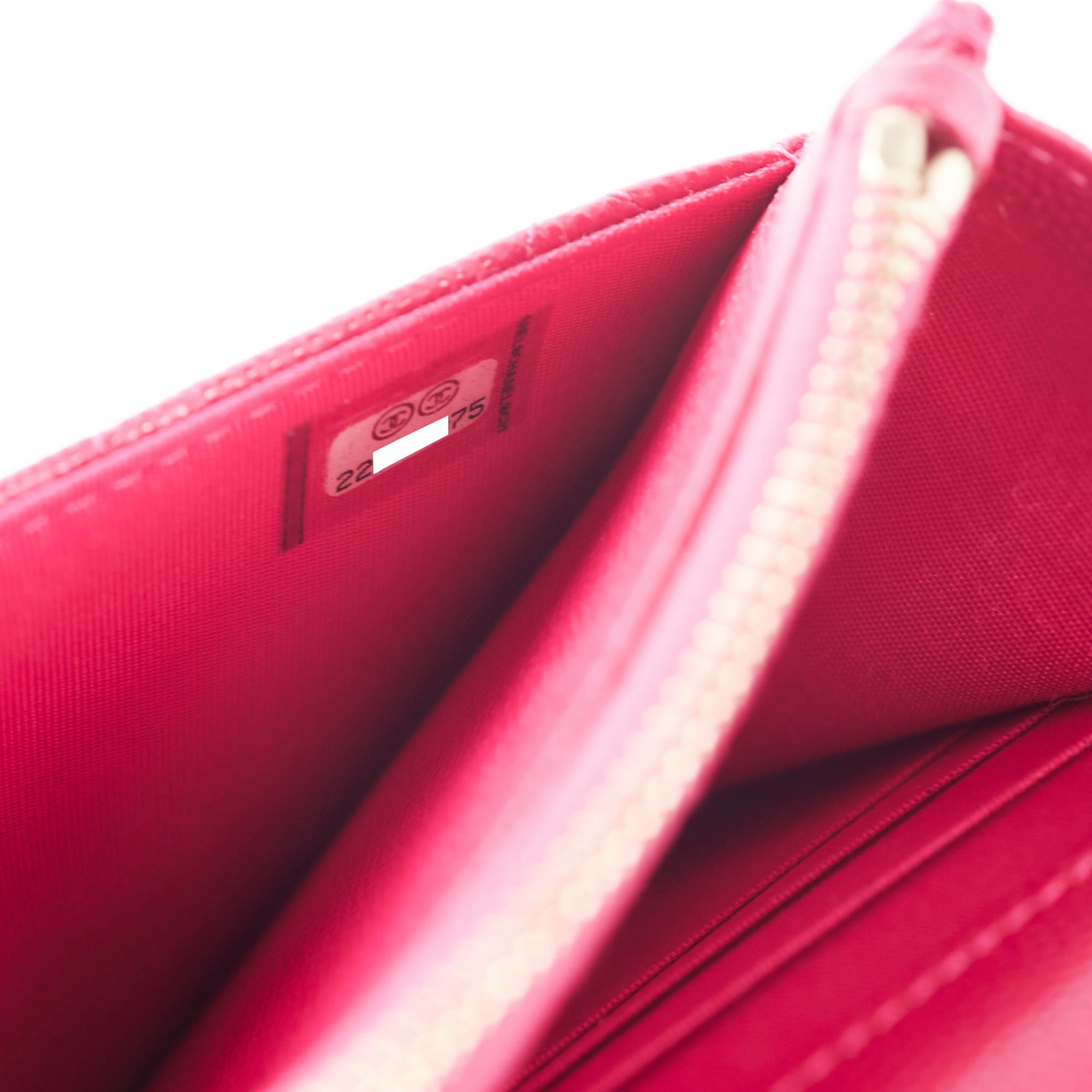 Chanel Caviar Leather Wallet on Chain WOC - Pink Crossbody Bag for Women | Perfect for Parties, Dates & Everyday Use