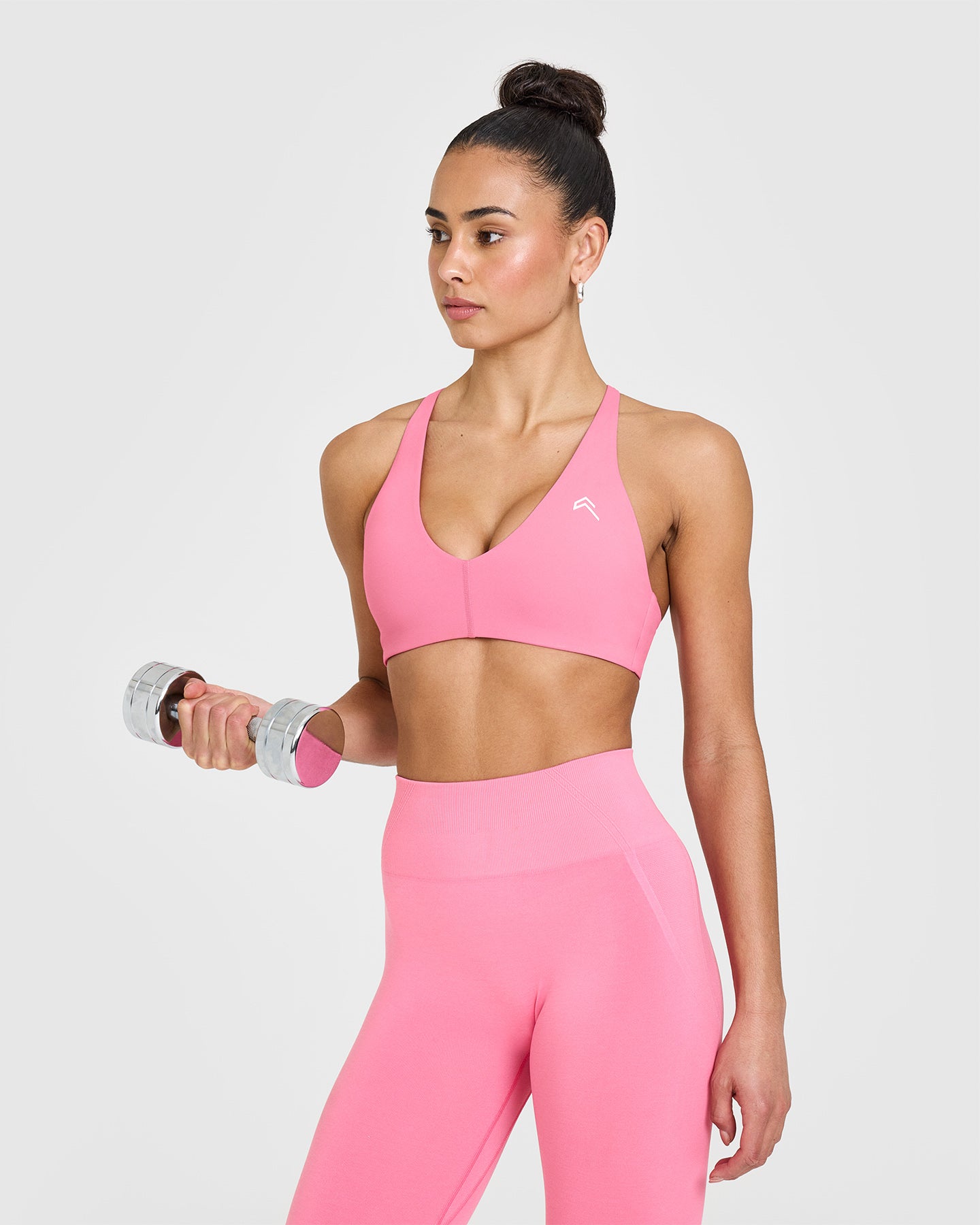 Unified Micro Bralette - Comfortable Wireless Bra in Peony Pink | Perfect for Yoga, Lounge & Everyday Wear