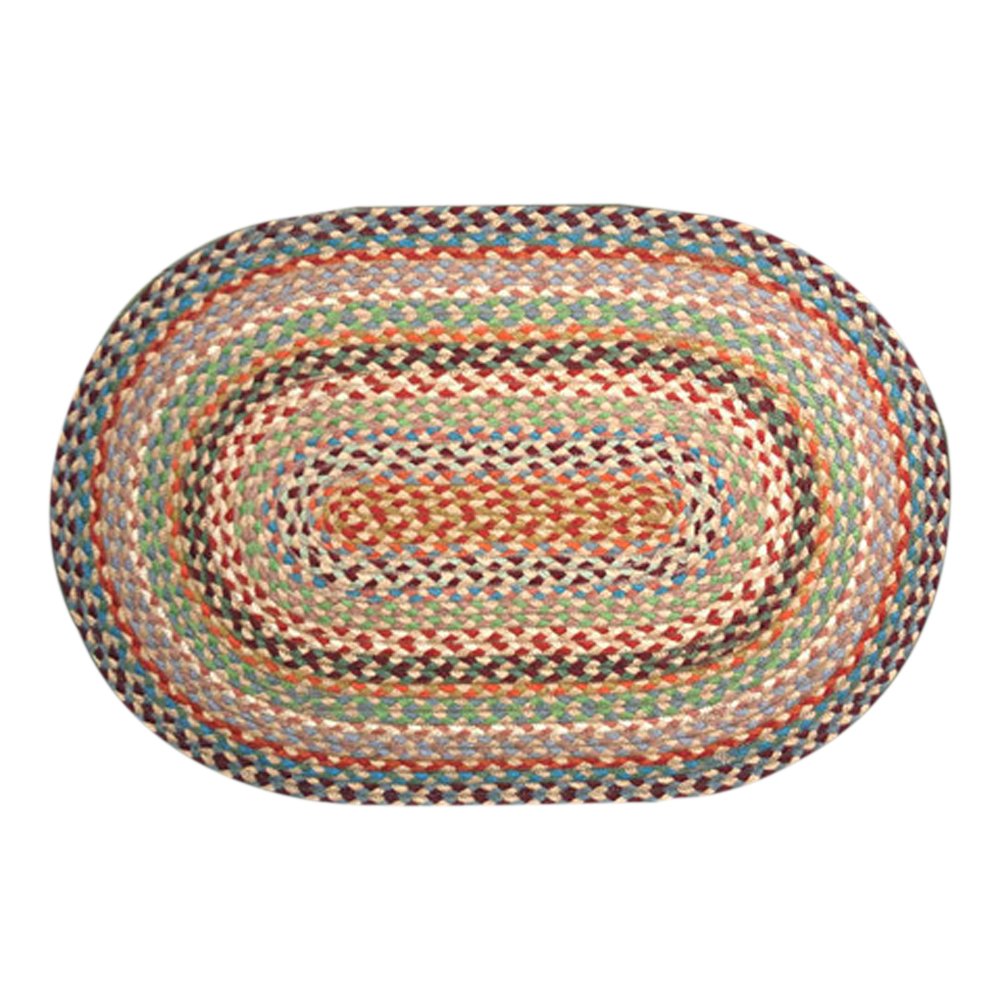 Premium Earth Rugs 2' x 8' Multicolored Non-Slip Area Rug - Boho Chic Home Decor for Living Room, Bedroom & Office