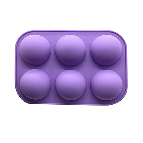 Half Sphere Silicone Cake Mold - Round Baking Soap Molds for Cake Decorating, Pudding, Jelly, Chocolate Fondant & Biscuits (1-Piece) - Perfect for DIY Desserts, Party Treats & Home Baking