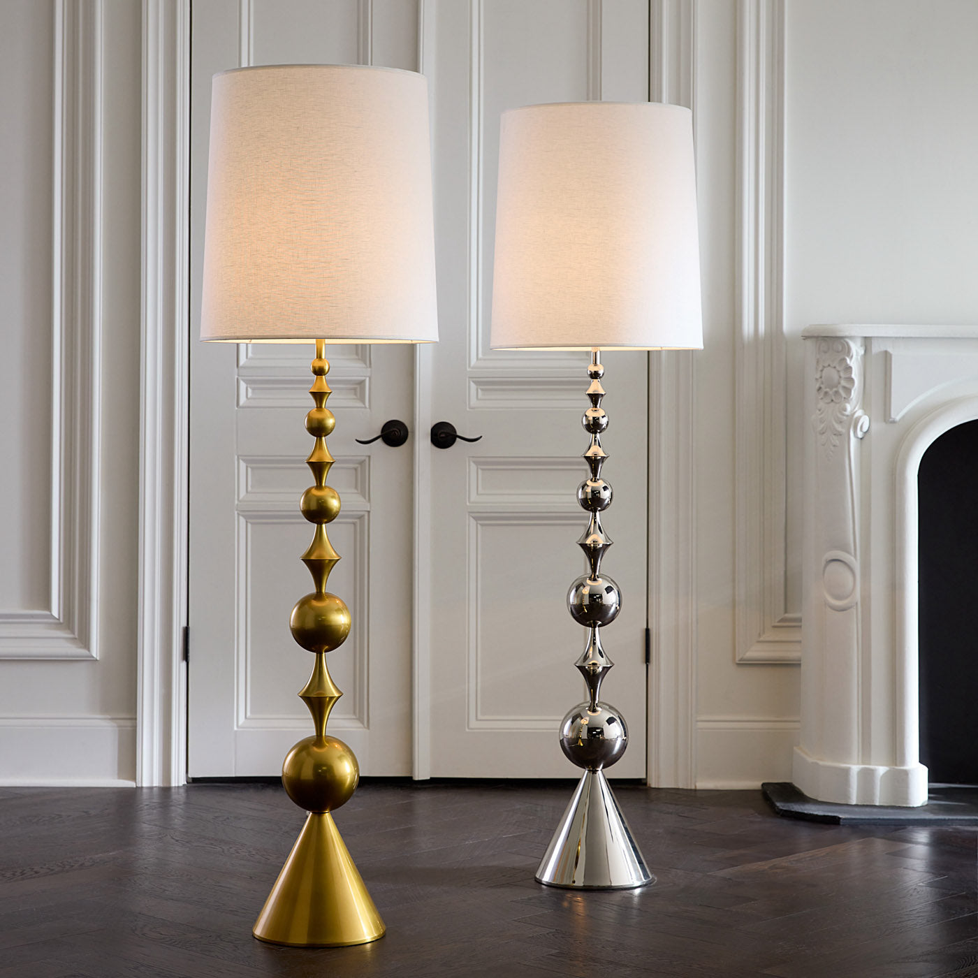 Harlequin Floor Lamp - Modern LED Standing Light with Adjustable Brightness for Living Room, Bedroom & Office - Perfect for Reading, Relaxing & Decor