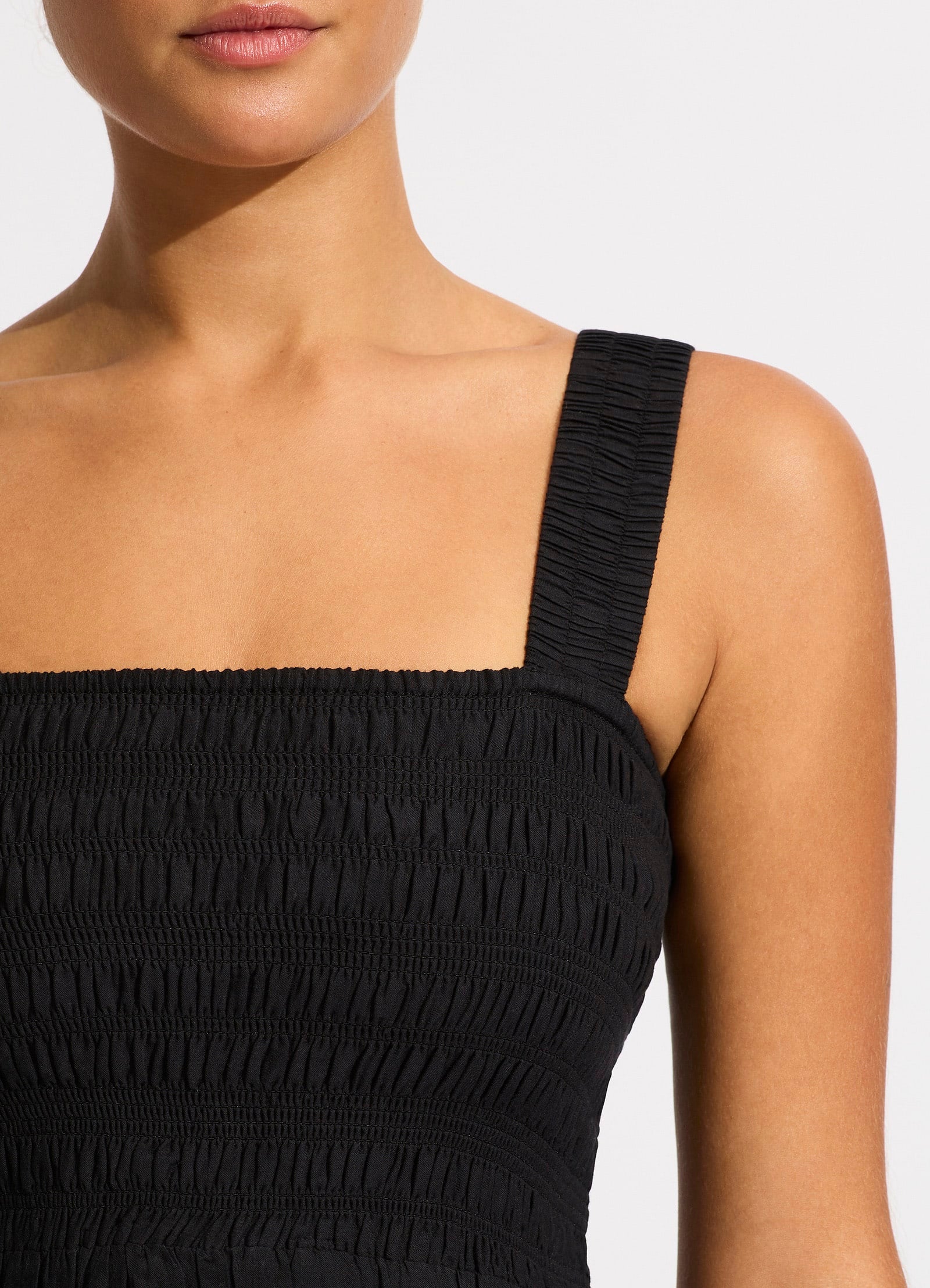 Faithful Midi Dress in Black - Elegant & Versatile Women's Church Dress for Sunday Service, Wedding Guest & Special Occasions