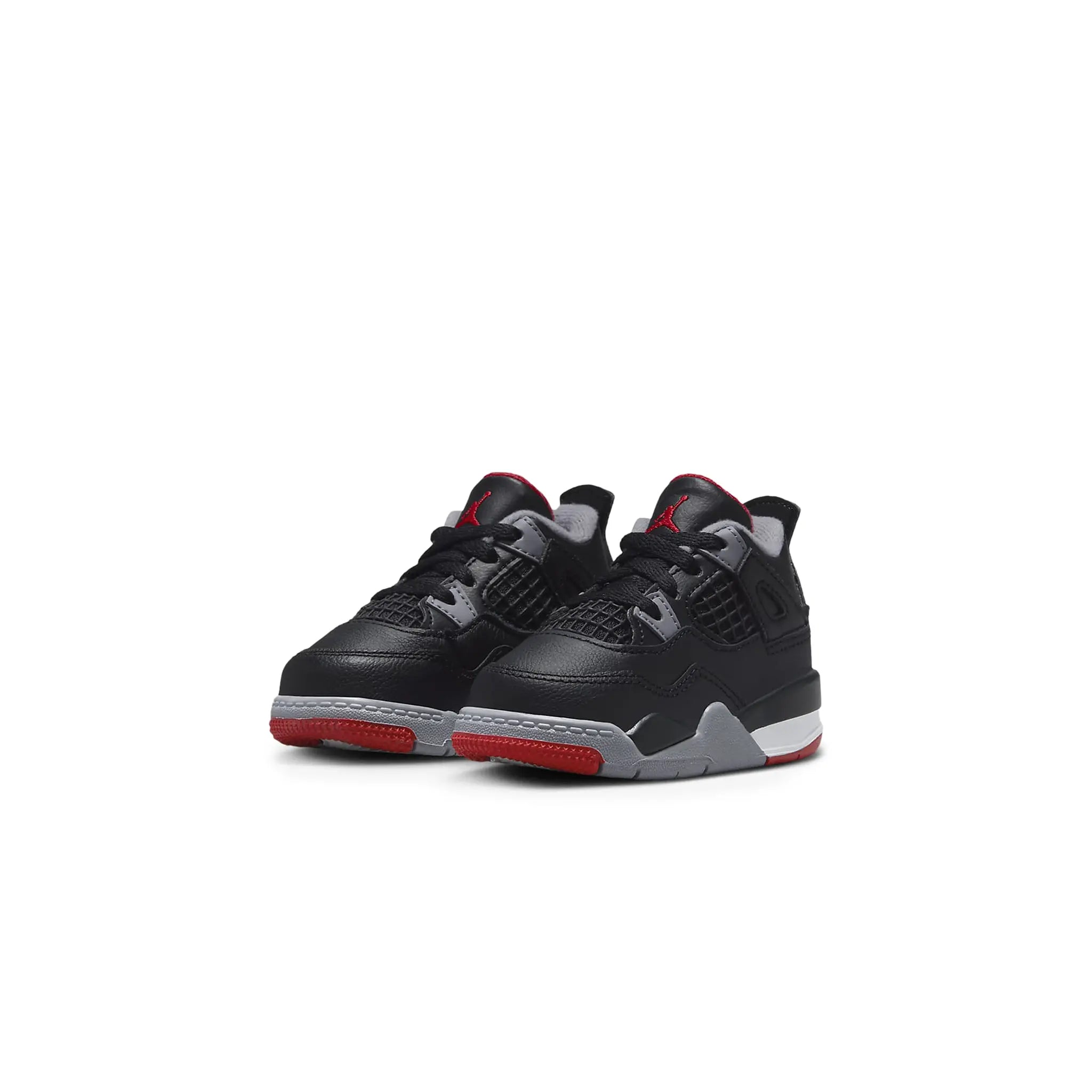 Original Air Jordan 4 OG Bred Reimagined (TD) - Retro Basketball Shoes for Men & Women - Perfect for Streetwear & Sneaker Collectors - Ideal for Casual Wear, Sports & Fashion Outfits