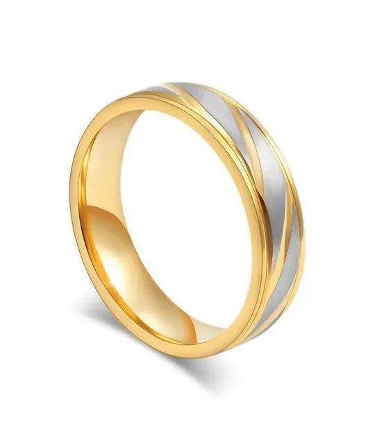 18K Gold Wedding Rings for Women & Men - Elegant Wedding Bands & Bridal Jewelry Set - Perfect for Engagement, Anniversary & Vow Renewal Ceremonies