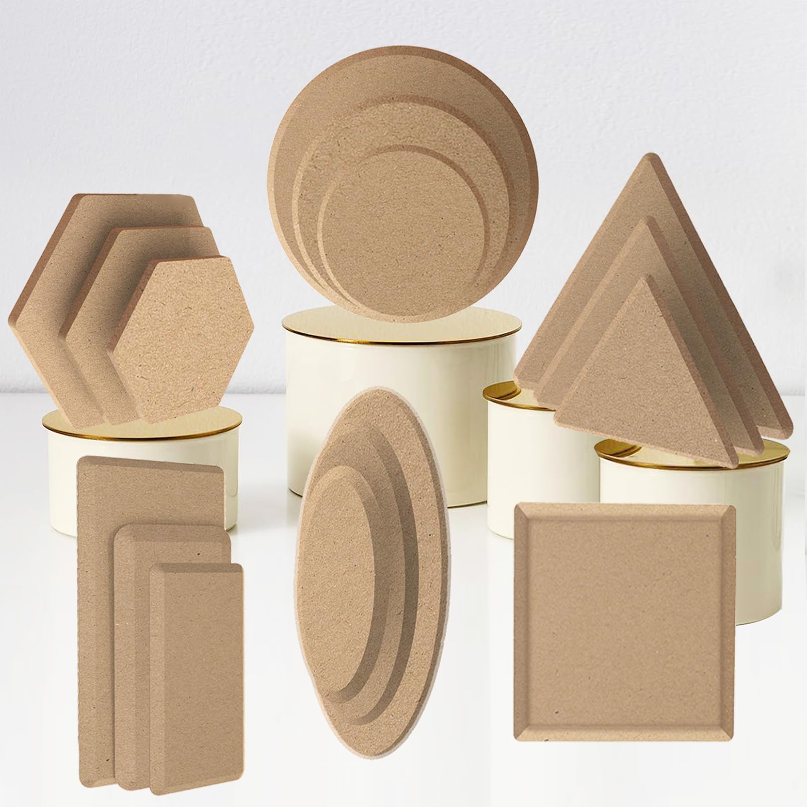 Ceramic Plate Molds for Pottery Making - 18 Pcs Handbuilding Slump Molds in Various Sizes - Perfect for DIY Ceramic Dishes, Plates & Home Decor Projects
