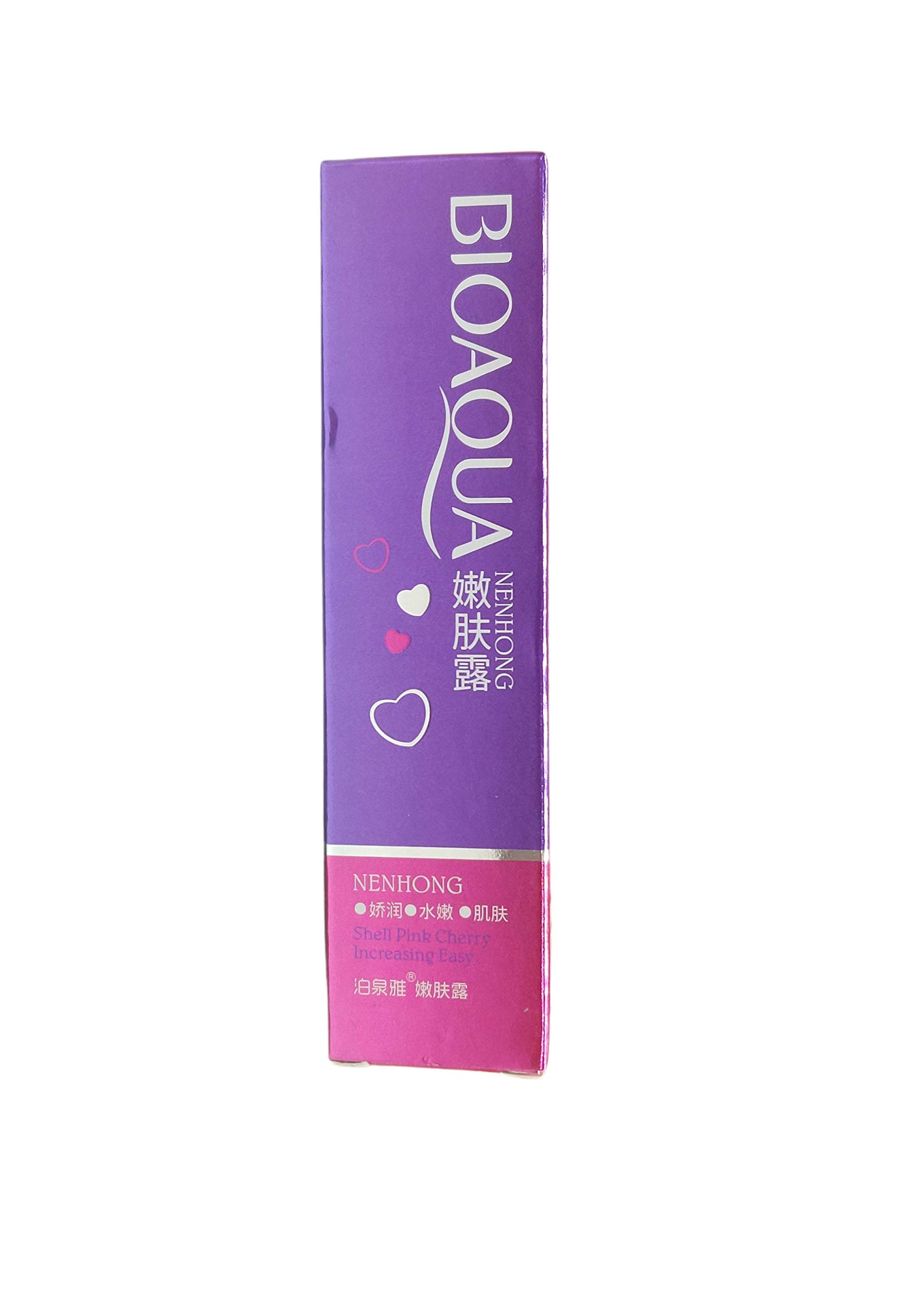 BIOQUA Pink Cherry Lip & Nipple Whitening Cream - Intimate Area Lightening Treatment for Dark Spots - Safe & Effective Skin Brightening Solution for Sensitive Areas | Perfect for Pre-Wedding, Post-Pregnancy & Even Skin Tone Care