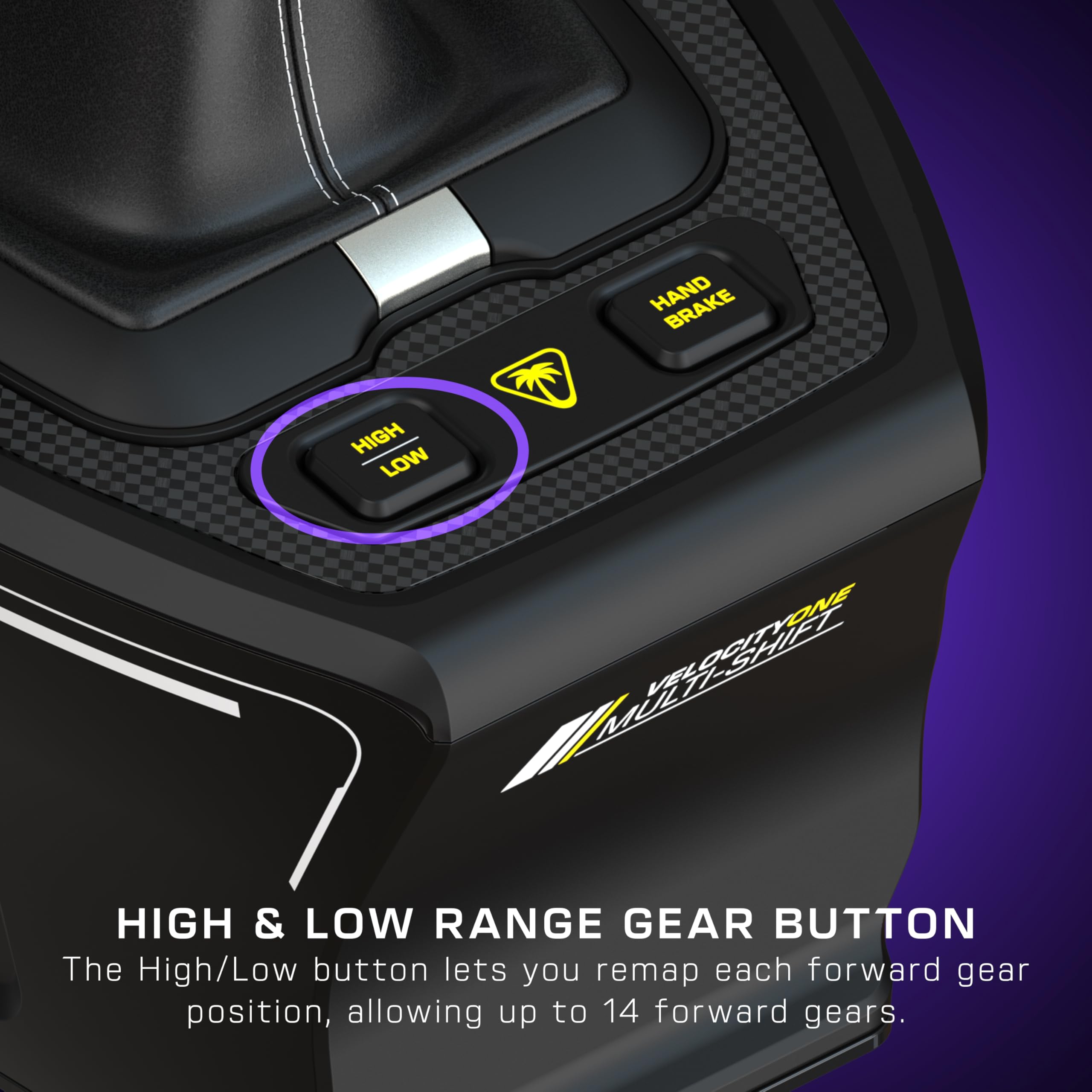 Turtle Beach VelocityOne Multi-Shift Sim Racing Shifter & Handbrake - 7-Gear H-Gate & Sequential Shifter with Handbrake for PC, Xbox Series X|S, Xbox One - Hall Effect Magnetic Sensors - Black - Perfect for Racing Simulators & Gaming Setups