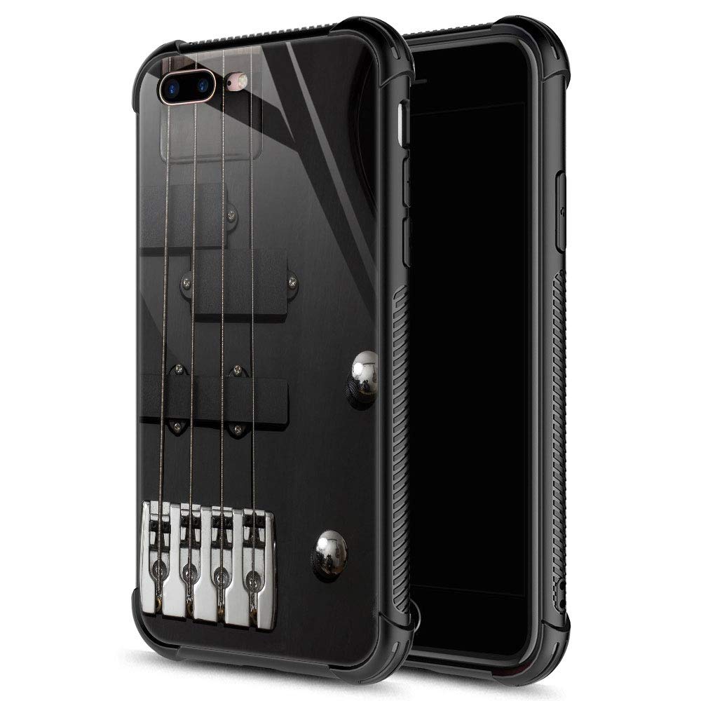 CARLOCA iPhone 8 Case Compatible with iPhone SE 2020 & iPhone 7 - Shockproof Anti-Scratch Hard Back Cover with Guitar Strings Design for Women & Girls | Perfect for Music Lovers & Daily Protection