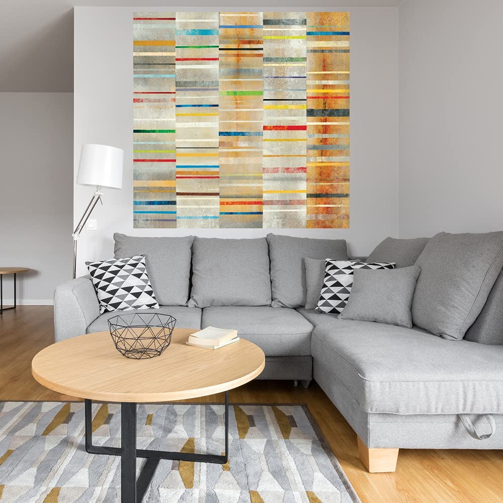 Georges Generali Sky High Fine Art Canvas Wall Decor - 22x22 Inches Ready to Hang Painting for Living Room, Bedroom, Office - Modern Abstract Artwork for Home & Commercial Spaces