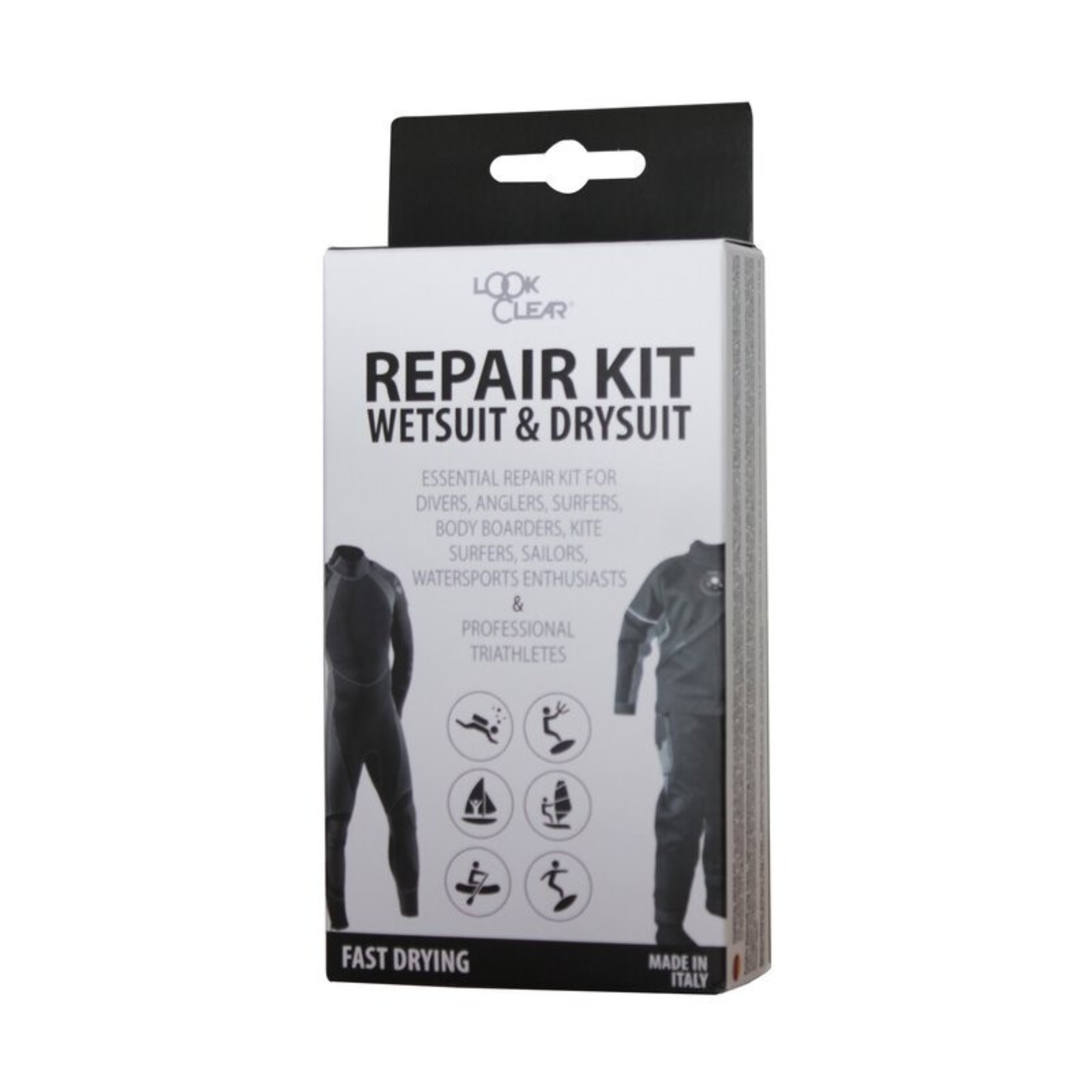 Professional Wetsuit & Drysuit Repair Kit for Scuba Diving, Surfing & Water Sports - Neoprene Glue & Patch Set for Quick Underwater Gear Fixes