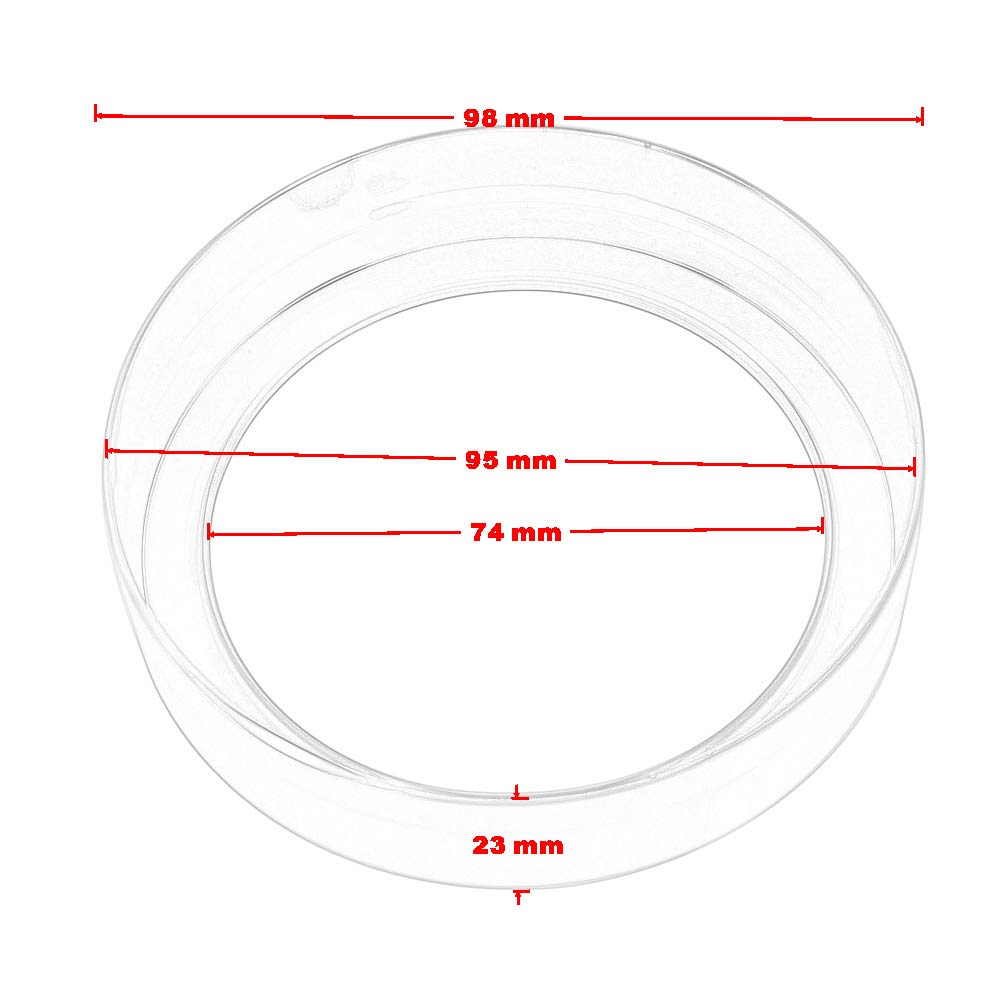 CNC Aluminum Motorcycle Speedometer Bezel Gauge Ring Tachometer Trim Cover for BMW R Nine T R9T 2016-2019 - Silver | Durable Upgrade Accessory for Custom Bike Builds & Restoration Projects