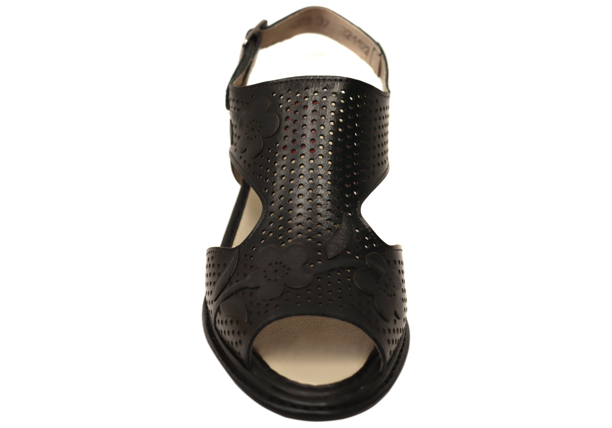 J Gean Simone Women's Comfortable Leather Heels Sandals - Made in Brazil - Perfect for Office, Party & Wedding Occasions
