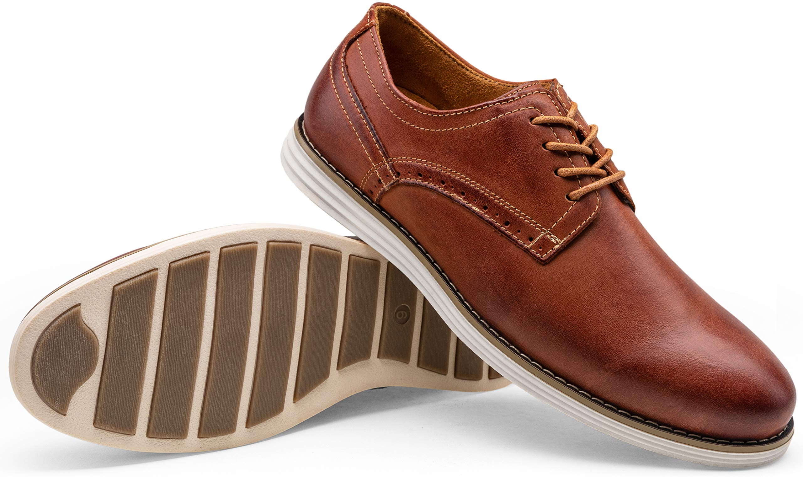 Premium Men's Leather Dress Shoes - Business Oxford Shoes for Formal & Casual Wear - Perfect for Office, Weddings & Special Occasions