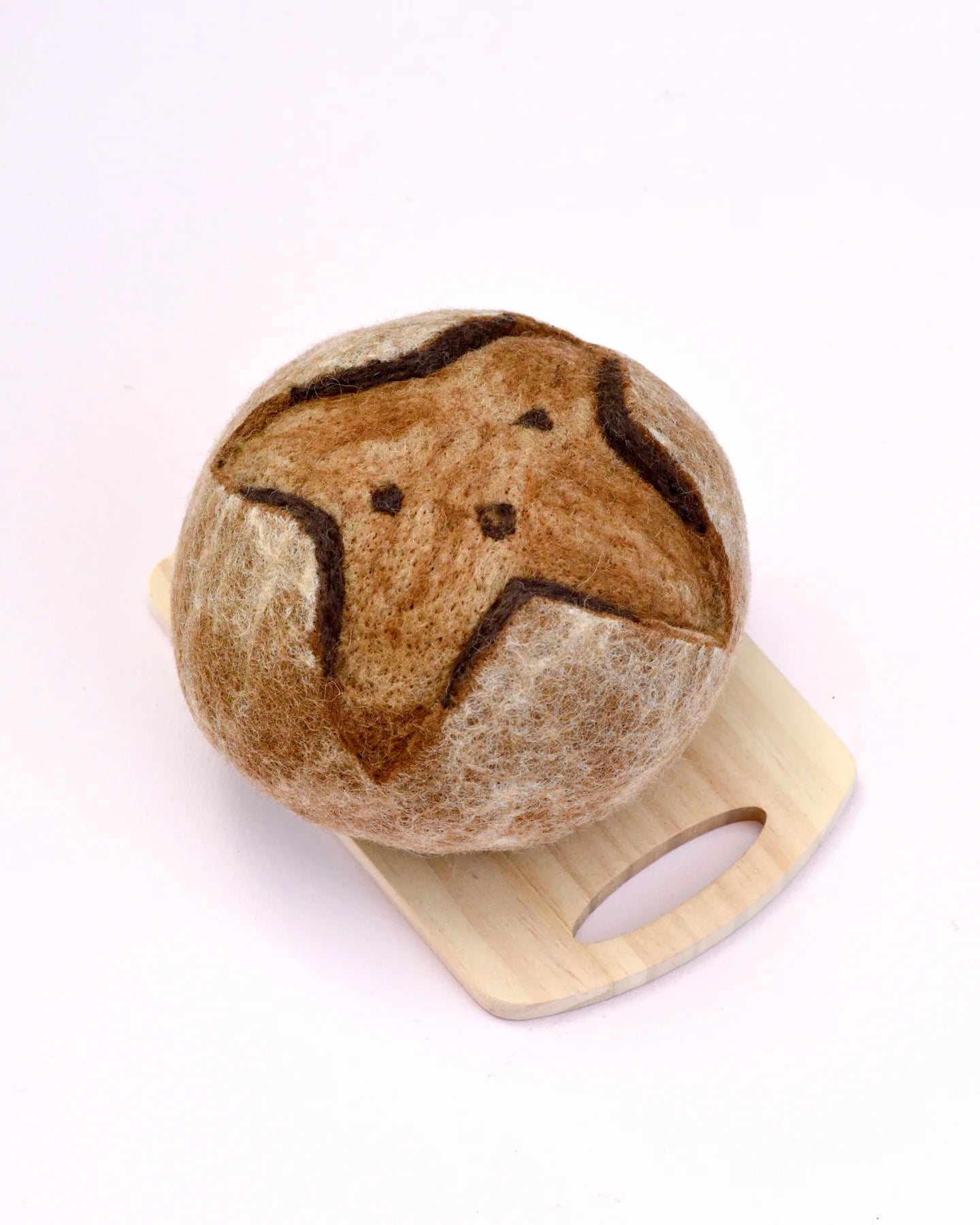Organic Sourdough Bread Felt Play Food Set - Realistic Pretend Play Kitchen Accessories for Kids Toddlers - Perfect for Montessori Learning, Tea Parties & Role Play Games