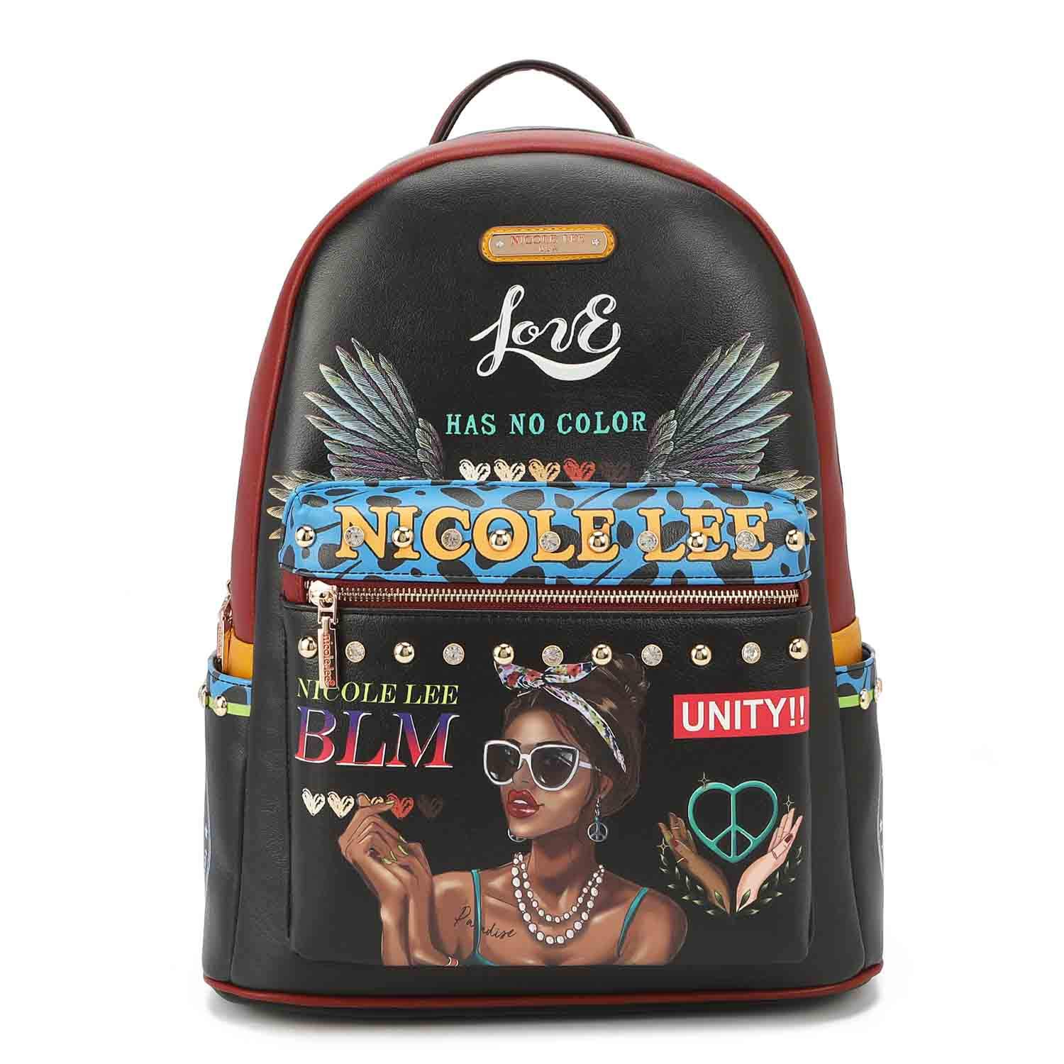 Stylish Printed Backpack with USB Charging Port - Lightweight Travel Laptop Backpack for Women & Teens - Perfect for School, Work, and Outdoor Adventures (Latoya Loves Who She Is)