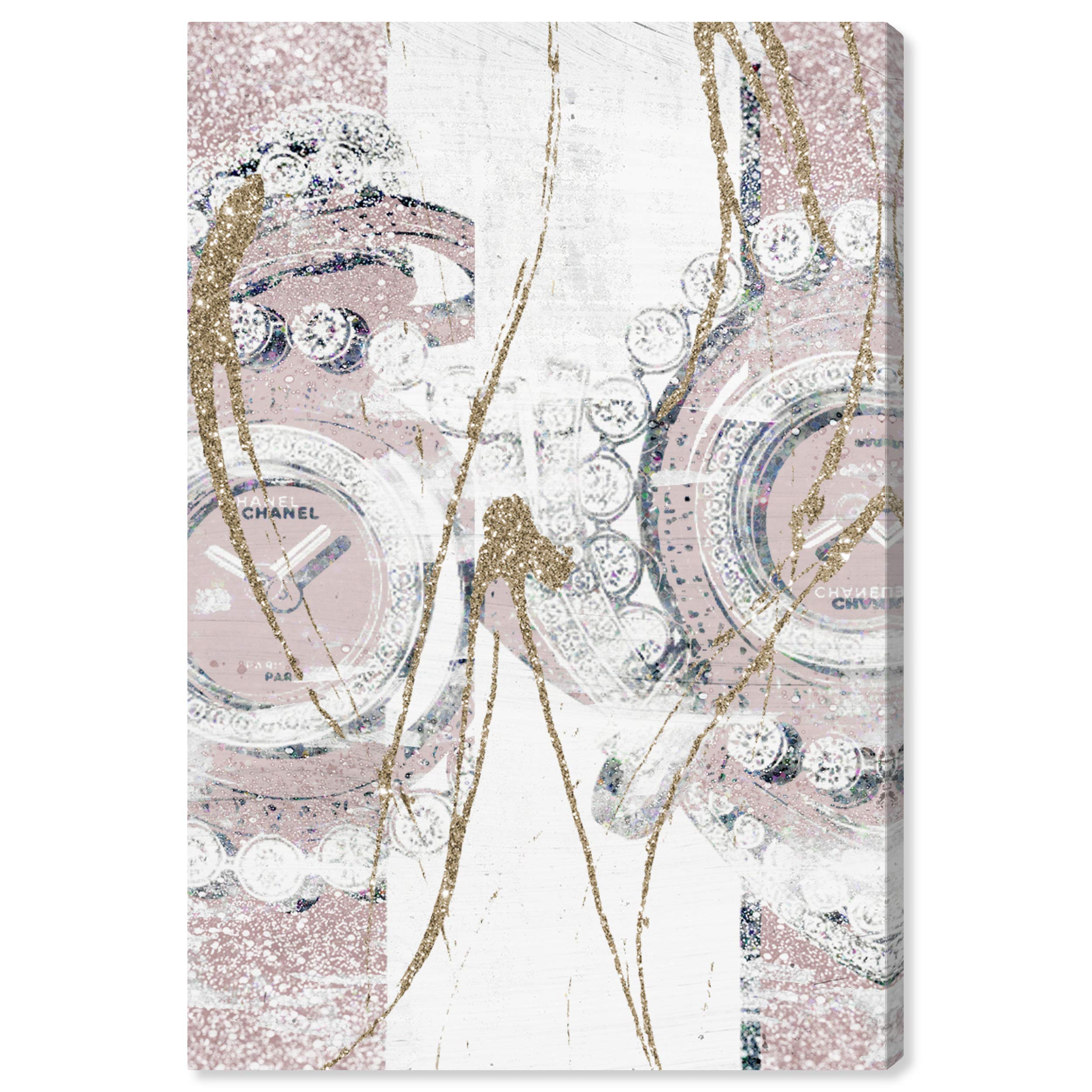 Oliver Gal Artist Co. Fashion & Glam Wall Art Canvas Print - Super Luxe Accessories Home Decor - 16x24 Inches Pink & Gold - Perfect for Bedroom, Living Room & Office Decor