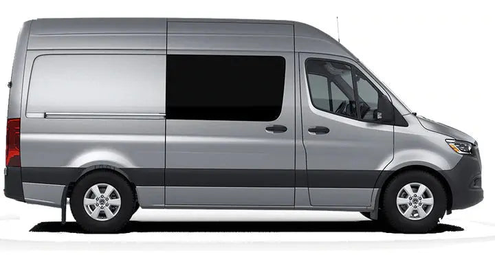 Mercedes Sprinter Van Fixed Window for 2007+ Models - Passenger Side Sliding Door Replacement (Part SR101 F) | Durable Auto Glass for Commercial Vans & Delivery Vehicles