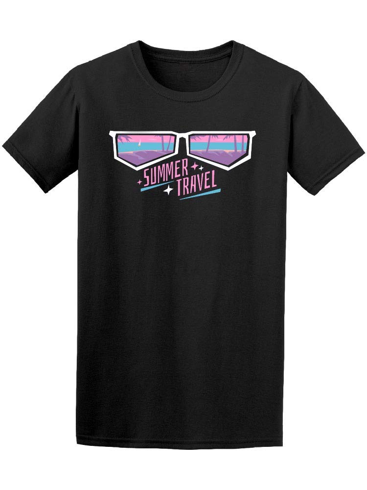 Men's Summer Travel Pink T-Shirt - Lightweight Comfort for Beach Vacation & Outdoor Adventures