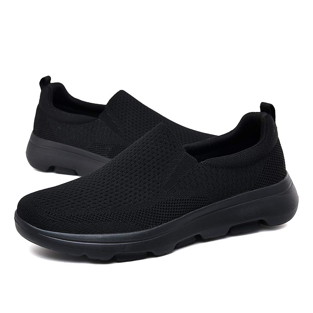 TIOSEBON Men's Breathable Mesh Slip-On Loafers - Lightweight Walking Shoes for Work, Driving & Tennis | Comfortable Casual Sneakers for Everyday Wear, Travel & Outdoor Activities