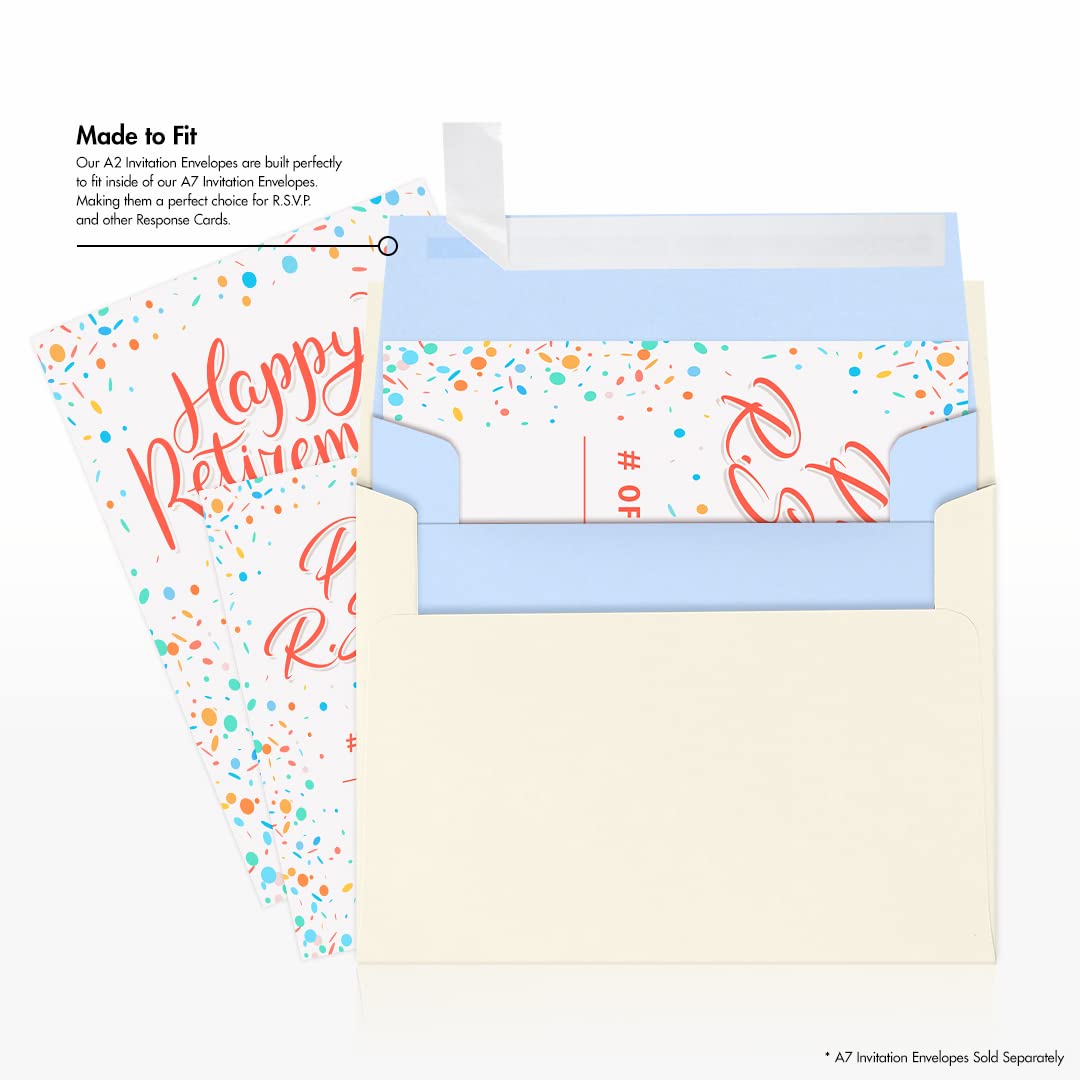 Premium A2 Invitation Envelopes 4 3/8