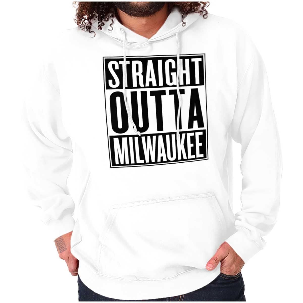 Classic Teaze Straight Outta Milwaukee Wisconsin Hoodie - Unisex Pullover Sweatshirt for Men & Women | Casual Streetwear, Winter Warmth, Gift Idea