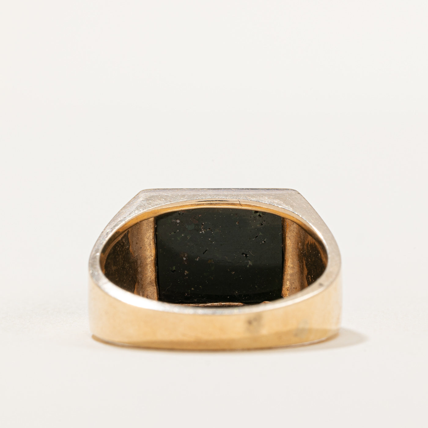 Bloodstone Signet Ring for Men - 3.00ct Genuine Bloodstone Gemstone - Size 9.5 - Handcrafted Sterling Silver Band - Perfect for Gifts, Weddings & Everyday Wear