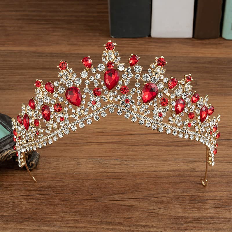 H001 Crown Gold Red