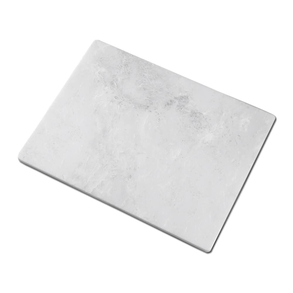 Soulscrafts 16x12 Inch Marble Pastry Board - Premium Marble Cutting Board & Serving Tray for Cheese, Dough, Chocolate - Ideal for Baking, Charcuterie & Entertaining - Easy to Clean, Heat-Resistant, Stylish Creamy White Design
