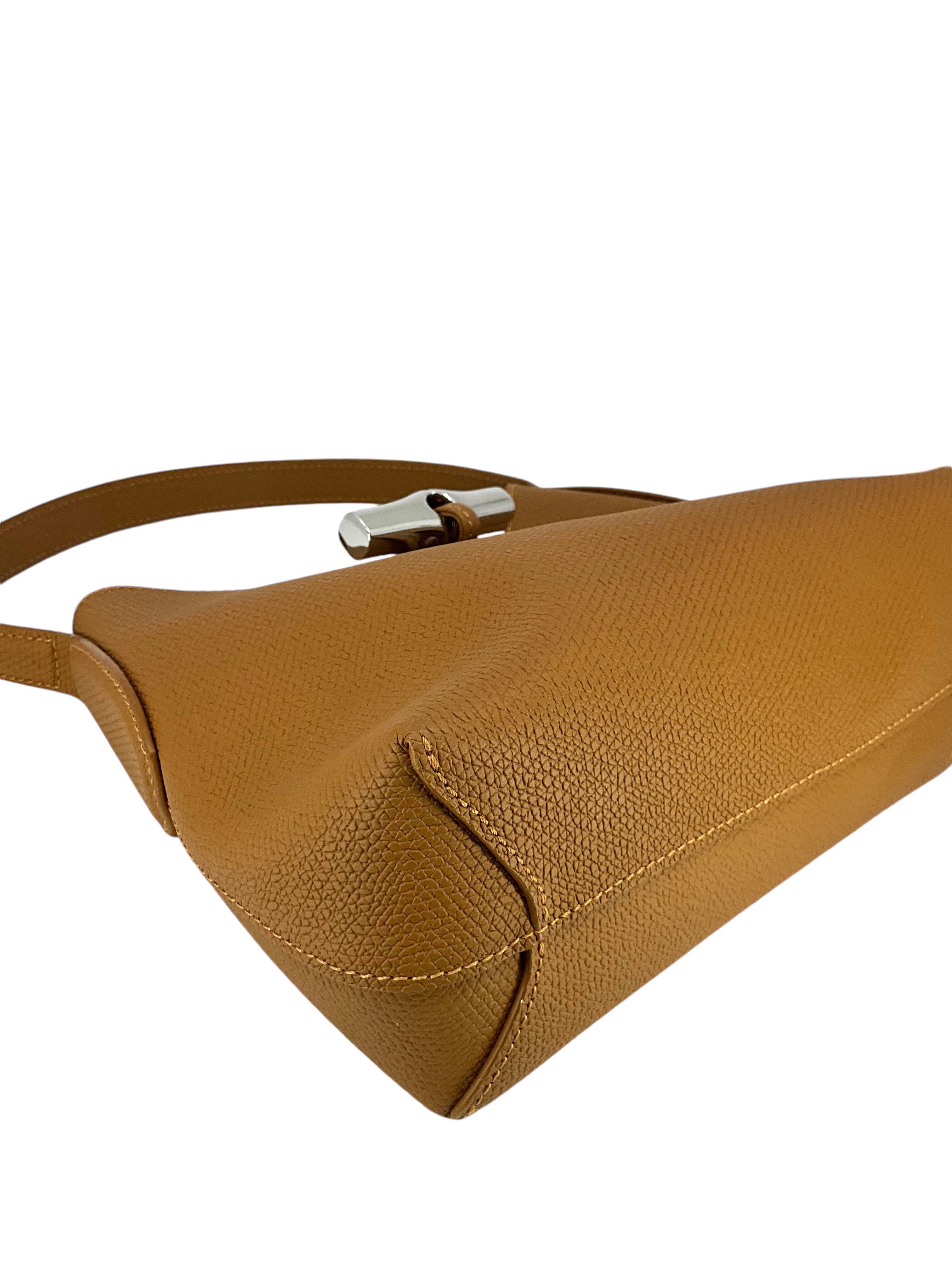 LONGCHAMP Small Roseau Shoulder Bag for Women - Stylish Leather Crossbody Purse for Work, Travel & Everyday Use