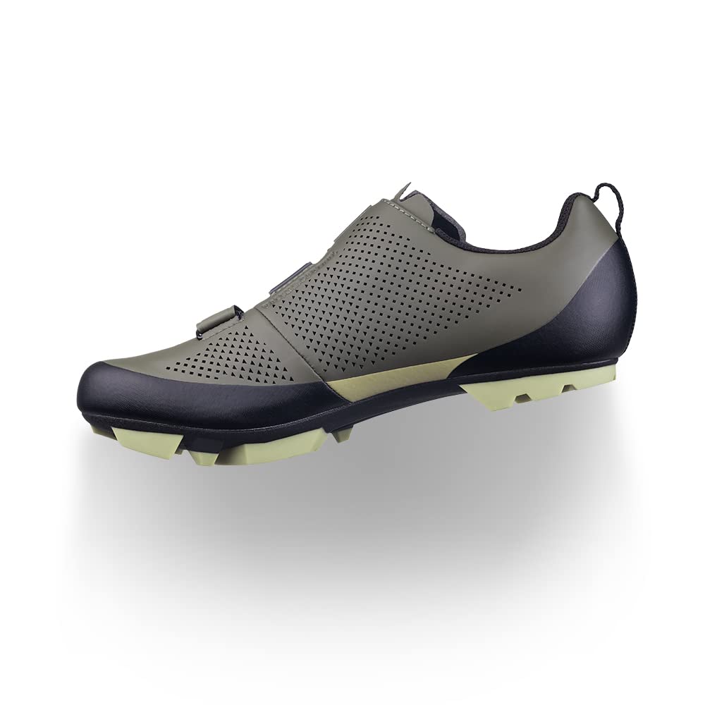 Fizik X5 Terra Mountain Bike Shoes - Carbon Fiber MTB Cycling Shoes with Adaptive Fit & Microtex Upper for Trail Riding & Off-Road Biking