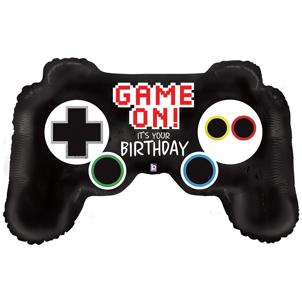 Minecraft Birthday Party Decorations - Pixelated Cake & Game Controller TNT Balloon Bouquet Set for Video Game Themed Parties | Perfect for Kids' Birthday Decor, Gaming Events & Minecraft Fan Celebrations